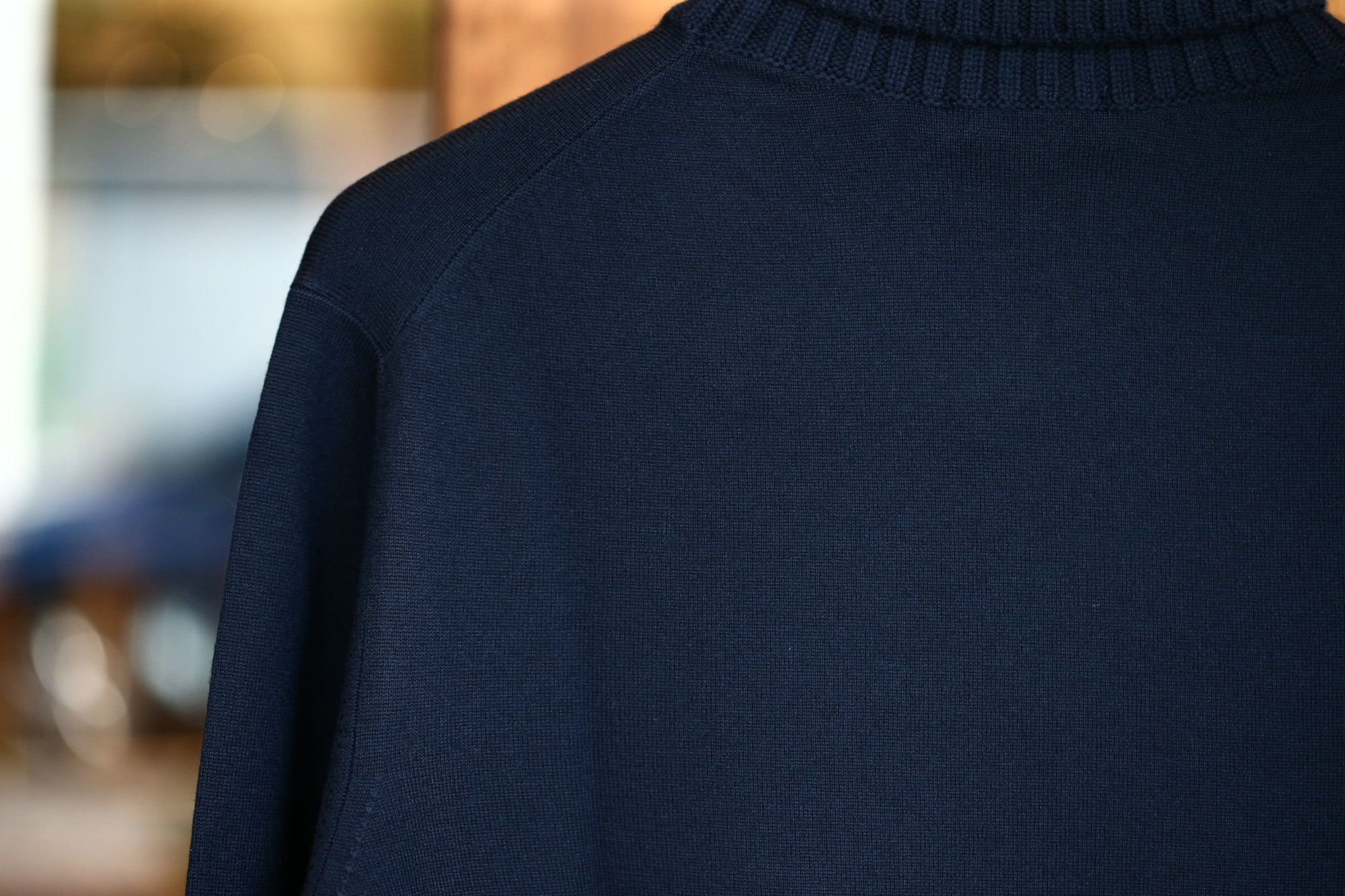 Cruciani (クルチアーニ) Turtle Neck Sweater (タートルネックセーター) WOOL 100% 27ゲージ＆9ゲージ ハイゲージウールニット セーター NAVY (ネイビー・8800) made in italy (イタリア製) 2017 秋冬新作 cruciani クルチアーニ 愛知 名古屋 タートルネック