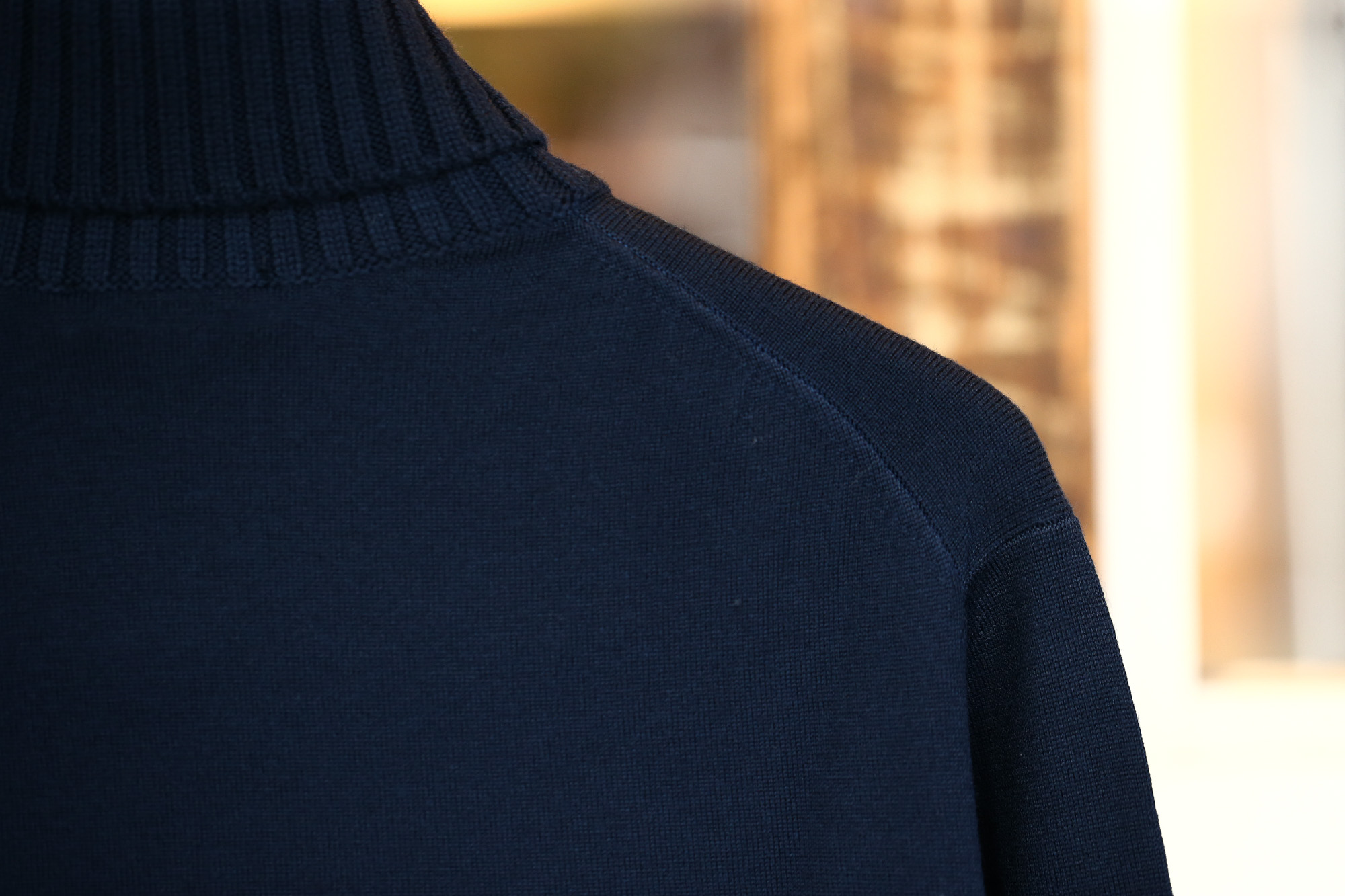 Cruciani (クルチアーニ) Turtle Neck Sweater (タートルネックセーター) WOOL 100% 27ゲージ＆9ゲージ ハイゲージウールニット セーター NAVY (ネイビー・8800) made in italy (イタリア製) 2017 秋冬新作 cruciani クルチアーニ 愛知 名古屋 タートルネック