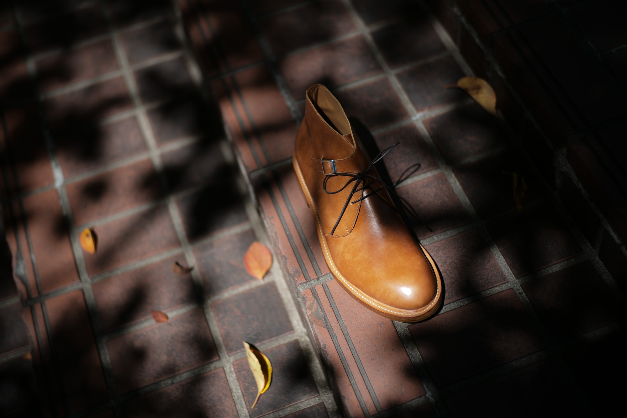 Cuervo (クエルボ)  【2018 SS NEW MODEL】Derringer (デリンジャー) 【Japan Museum Calf Leather//ジャパン ミュージアムカーフレザー】 Goodyear Welt Process Double Leather Sole  Chukkaboots NEW GOLD(ニューゴールド) MADE IN JAPAN 【Special Model 1st sample】　cuervoクエルボ チャッカブーツ 愛知 名古屋 Alto e Diritto アルト エ デリット 5.5,6,6.5,7,7.5,8,8.5,9,9.5
