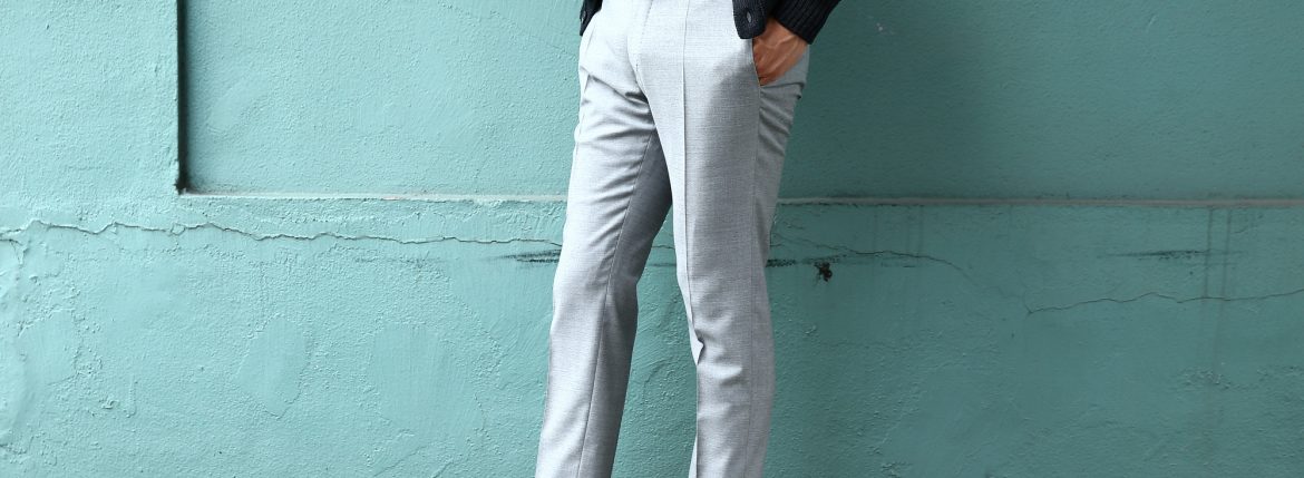 【INCOTEX / インコテックス】 N35 SLIM FIT (1NT035) スリムフィットS110’S HIGH COMFORT BATAVIA ストレッチ サージウール スラックス 【GRAY // グレー・902】 2017 秋冬新作 incotex インコテックス グレスラ 愛知　名古屋 ZODIAC ゾディアック