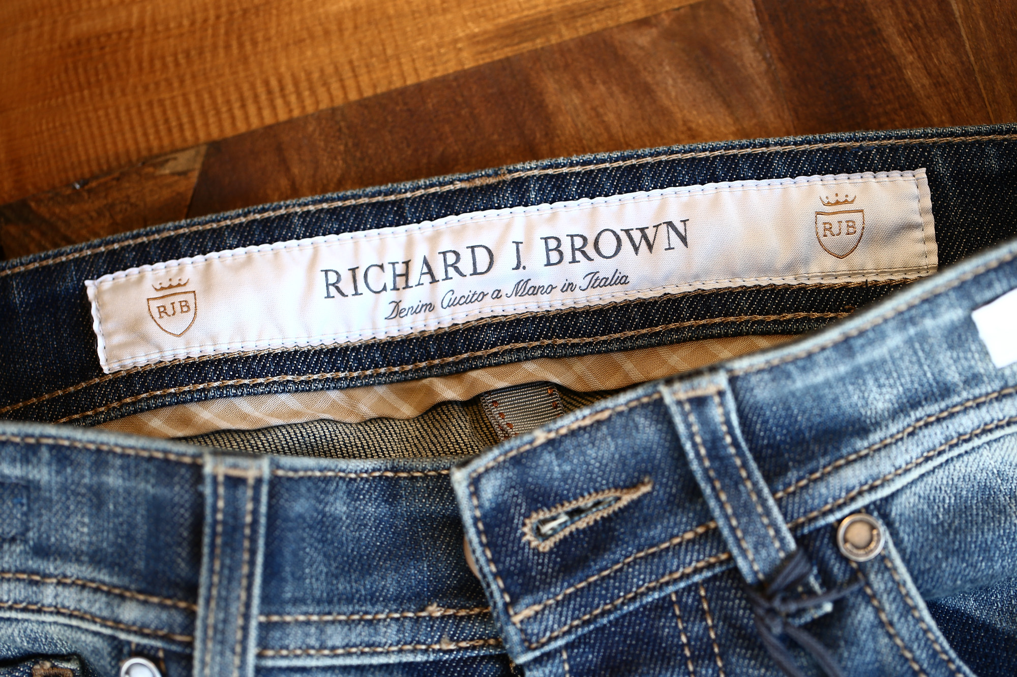 RICHARD J. BROWN (リチャード ジェイ ブラウン) Cortina (コルティーナ) ストレッチジーンズ デニムパンツ BLUE (ブルー・T15 W628) MADE IN ITALY (イタリア製) 2017 秋冬新作 richardjbrown リチャードジェイブラウン 愛知 名古屋 Alto e Diritto アルト エ デリット デニム denim