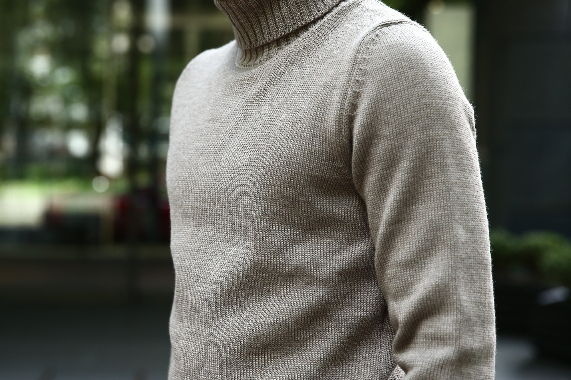 【ZANONE // ザノーネ】 Turtle Neck Sweater タートルネックセーター VIRGIN WOOL 100% ミドルゲージ ウールニット セーター GREGE (グレージュ・Z2873)  made in italy (イタリア製) 2017 秋冬新作 zanone ザノーネ 愛知 名古屋 Alto e Diritto アルト エ デリット タートルネック