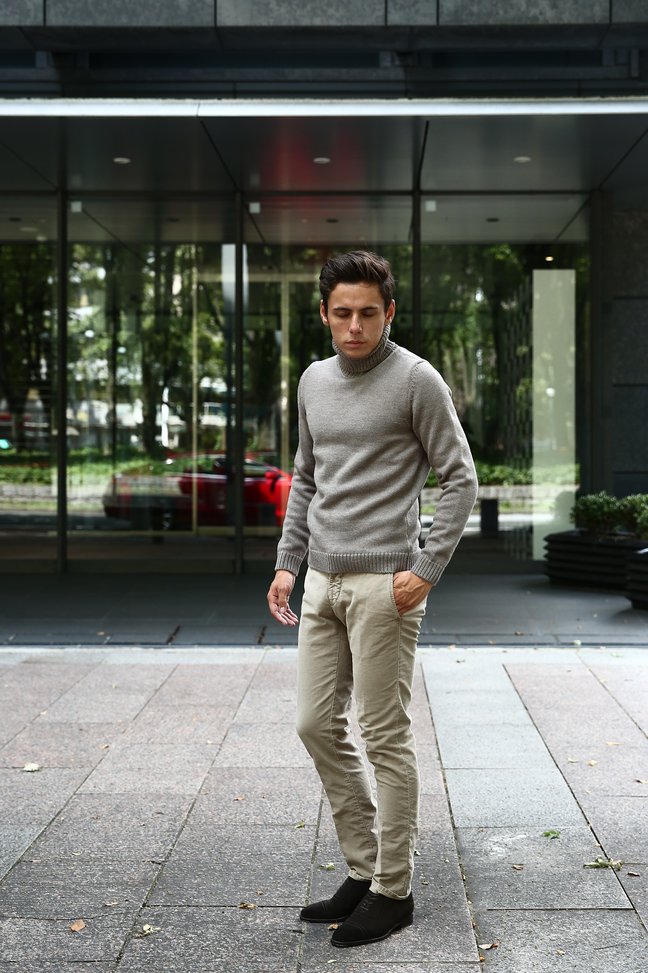 【ZANONE // ザノーネ】 Turtle Neck Sweater タートルネックセーター VIRGIN WOOL 100% ミドルゲージ ウールニット セーター GREGE (グレージュ・Z2873)  made in italy (イタリア製) 2017 秋冬新作 zanone ザノーネ 愛知 名古屋 Alto e Diritto アルト エ デリット タートルネック