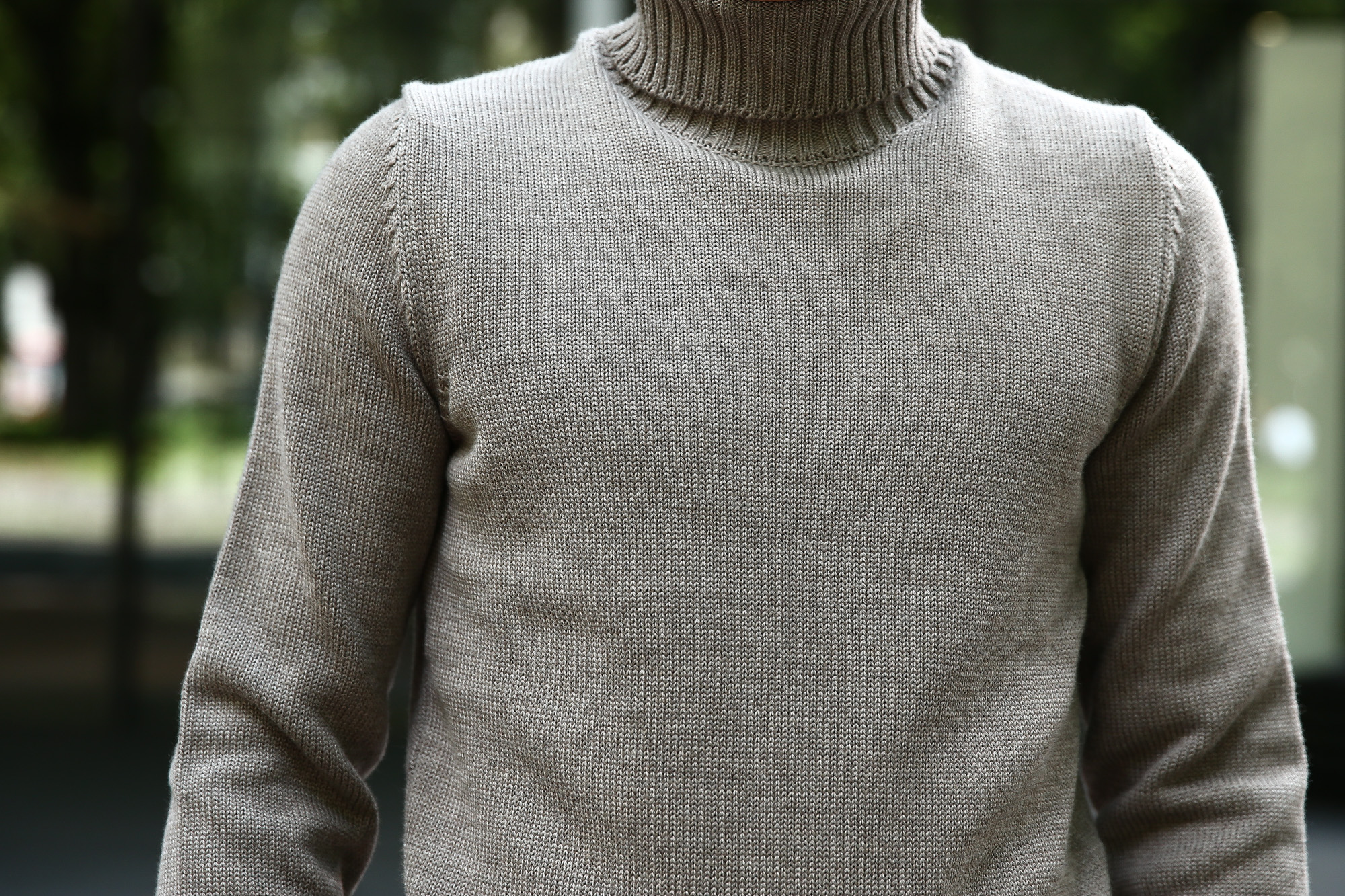 【ZANONE // ザノーネ】 Turtle Neck Sweater タートルネックセーター VIRGIN WOOL 100% ミドルゲージ ウールニット セーター GREGE (グレージュ・Z2873)  made in italy (イタリア製) 2017 秋冬新作 zanone ザノーネ 愛知 名古屋 Alto e Diritto アルト エ デリット タートルネック