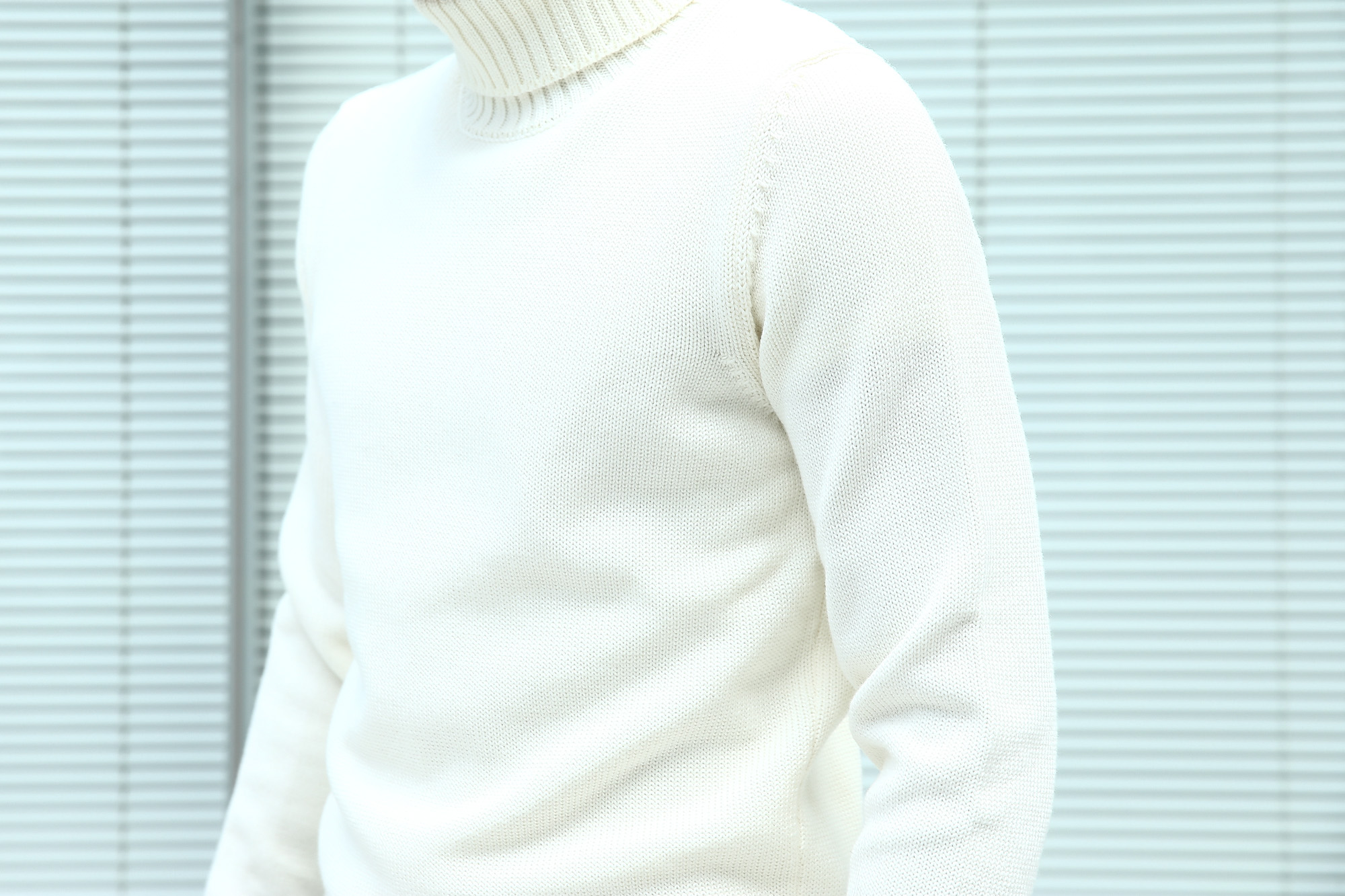 【ZANONE // ザノーネ】 Turtle Neck Sweater タートルネックセーター VIRGIN WOOL 100% ミドルゲージ ウールニット セーター OFF WHITE (オフホワイト・Z3623) made in italy (イタリア製) 2017 秋冬新作 zanone ザノーネ 愛知 名古屋 Alto e Diritto アルト エ デリット タートルネック