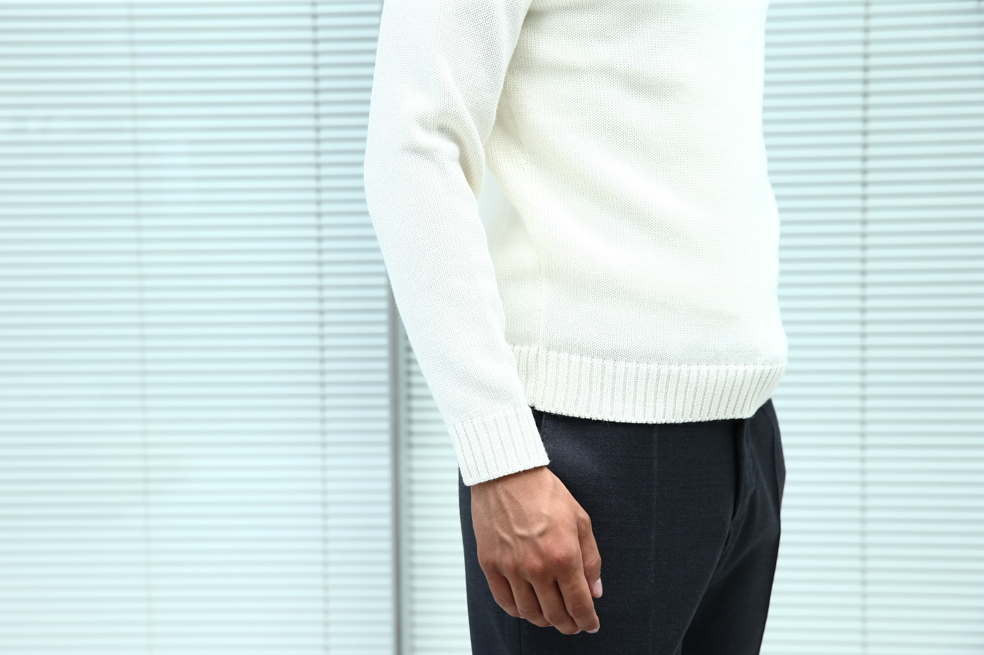 【ZANONE // ザノーネ】 Turtle Neck Sweater タートルネックセーター VIRGIN WOOL 100% ミドルゲージ ウールニット セーター OFF WHITE (オフホワイト・Z3623) made in italy (イタリア製) 2017 秋冬新作 zanone ザノーネ 愛知 名古屋 Alto e Diritto アルト エ デリット タートルネック