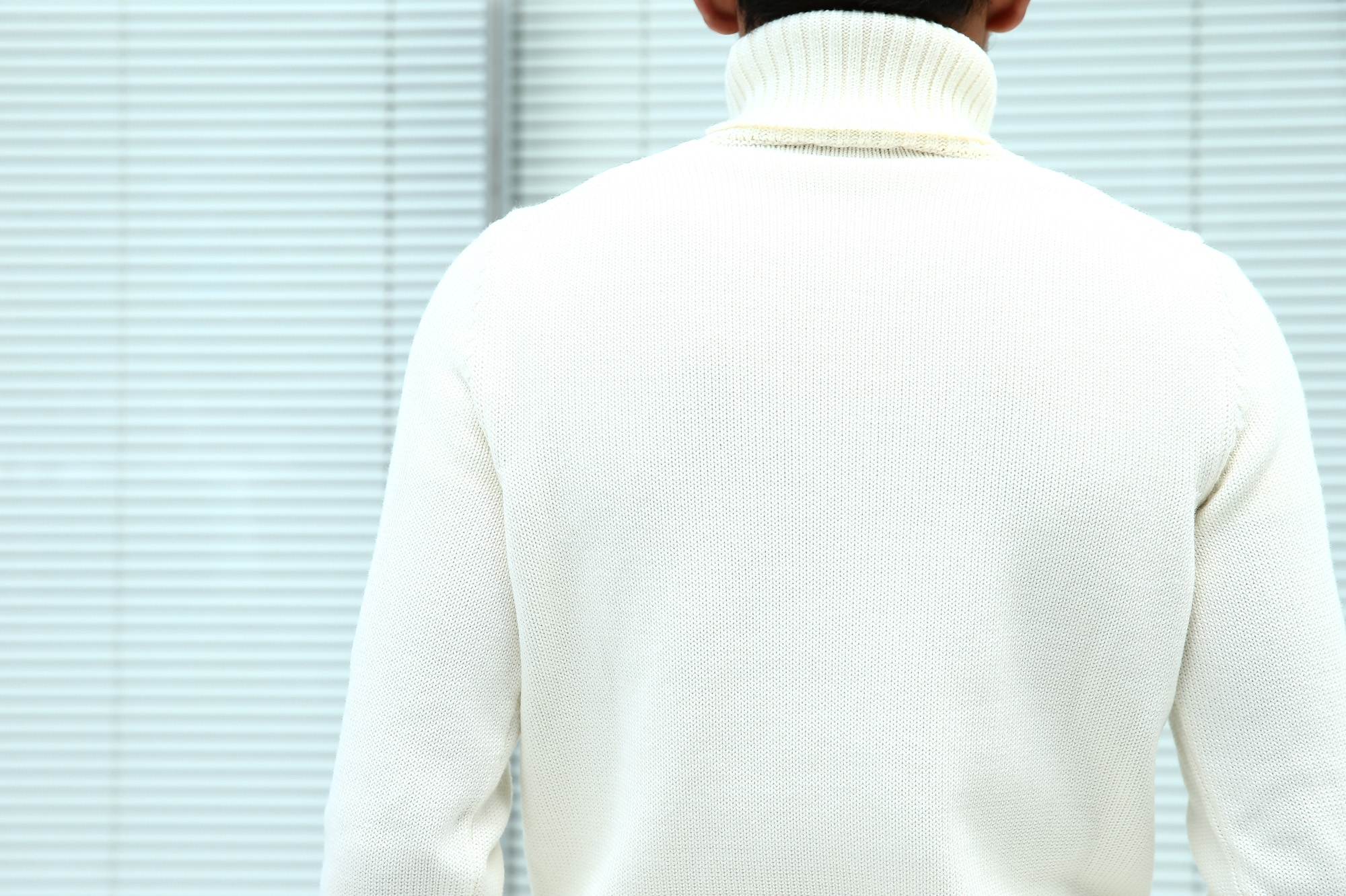 【ZANONE // ザノーネ】 Turtle Neck Sweater タートルネックセーター VIRGIN WOOL 100% ミドルゲージ ウールニット セーター OFF WHITE (オフホワイト・Z3623) made in italy (イタリア製) 2017 秋冬新作 zanone ザノーネ 愛知 名古屋 Alto e Diritto アルト エ デリット タートルネック