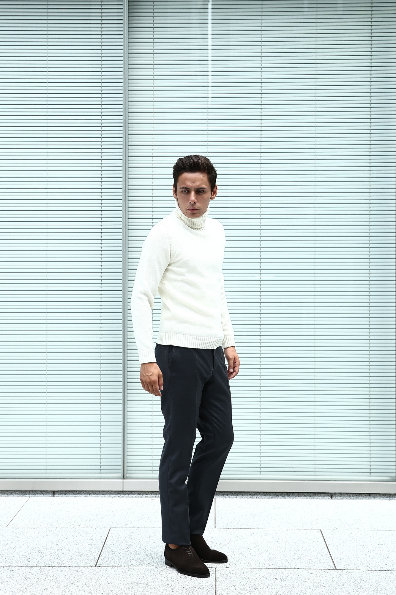 【ZANONE // ザノーネ】 Turtle Neck Sweater タートルネックセーター VIRGIN WOOL 100% ミドルゲージ ウールニット セーター OFF WHITE (オフホワイト・Z3623) made in italy (イタリア製) 2017 秋冬新作 zanone ザノーネ 愛知 名古屋 Alto e Diritto アルト エ デリット タートルネック