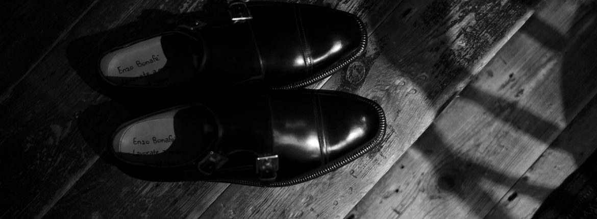 ENZO BONAFE(エンツォボナフェ) // EB-02 double monk strap shoes NERO enzobonafe エンツォボナフェ 愛知　名古屋 ZODIAC ゾディアック ダブルモンクストラップシューズ ダブルモンク