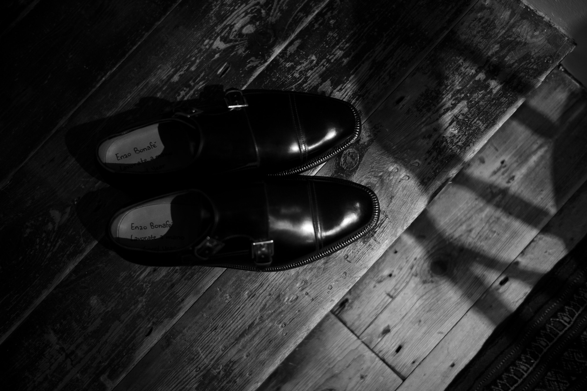 ENZO BONAFE(エンツォボナフェ) // EB-02 double monk strap shoes  NERO enzobonafe エンツォボナフェ 愛知　名古屋 Alto e Diritto アルト エ デリット ダブルモンクストラップシューズ ダブルモンク