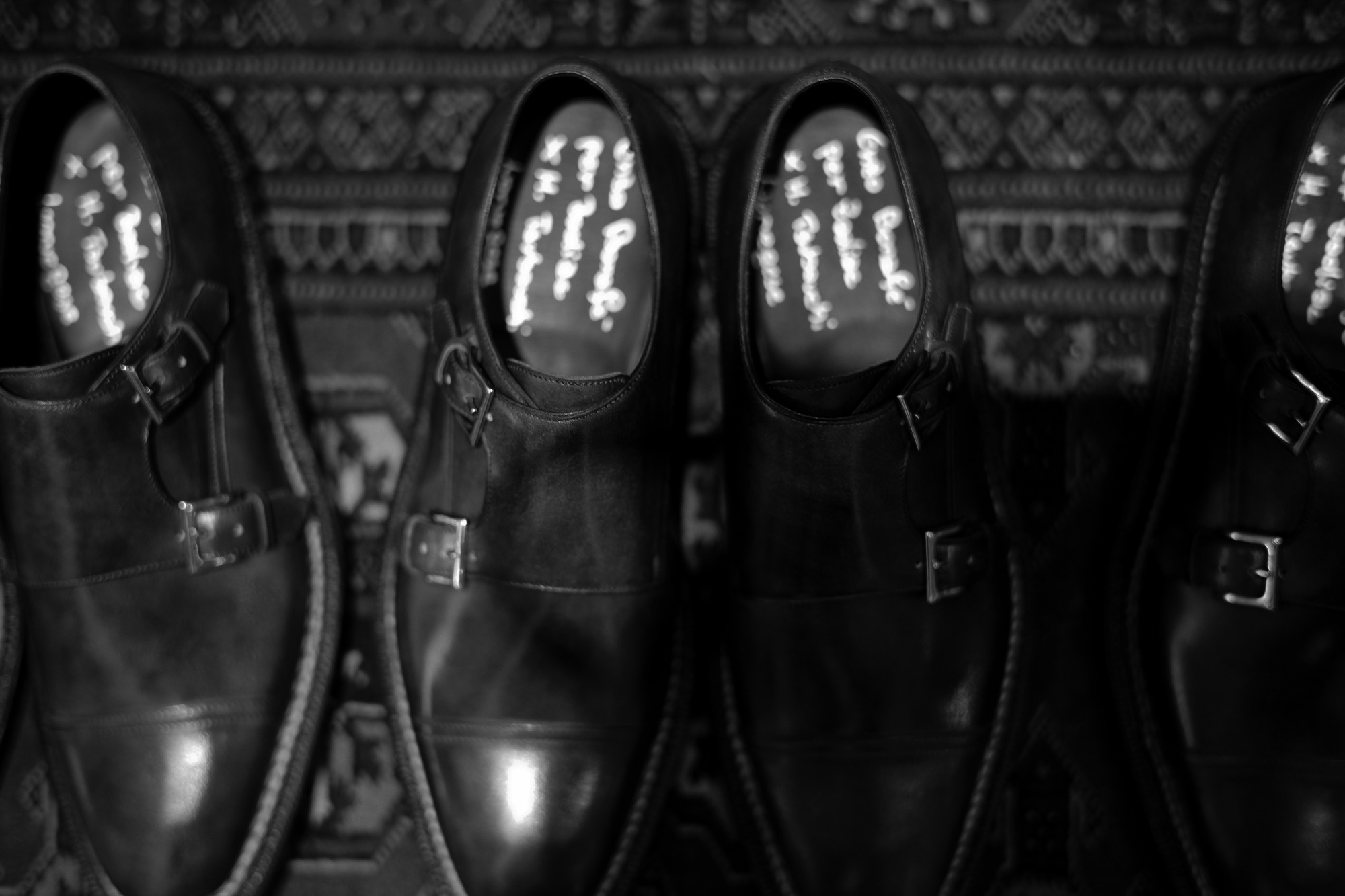 【ENZO BONAFE × HIROSHI TSUBOUCHI × Alto e Diritto // エンツォボナフェ × ヒロシツボウチ × アルト エ デリット】 ART.EB-02 Double Monk Strap Shoes Bonaudo Museum Calf Leather ボナウド社 ミュージアムカーフ Norwegian Welted Process ノルベジェーゼ製法 ダブルモンクストラップシューズ PEWTER (ピューター) made in italy (イタリア製)　2017 秋冬新作 【Special Model】 enzobonafe hiroshitsubouchi エンツォボナフェ 愛知 名古屋 Alto e Diritto アルト エ デリット ダブルモンク