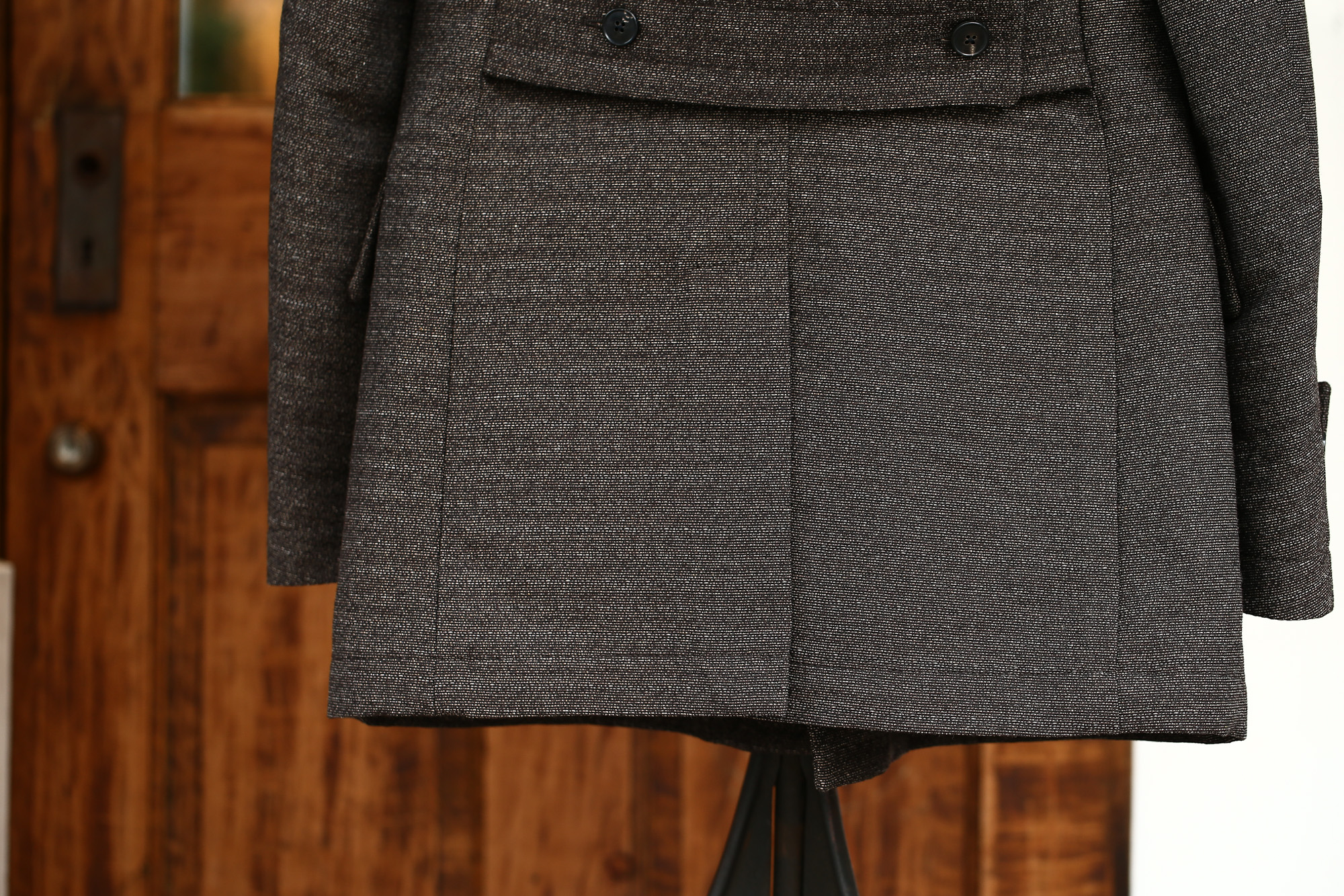 GABRIELE PASINI (ガブリエレ パジーニ) Pea coat (ピーコート) ウール ミドル丈 ダブル コート BROWN (ブラウン・438) Made in italy (イタリア製) 2017 秋冬新作 gabrielepasini カブリエレパジーニ Pコート 愛知 名古屋 Alto e Diritto アルト エ デリット