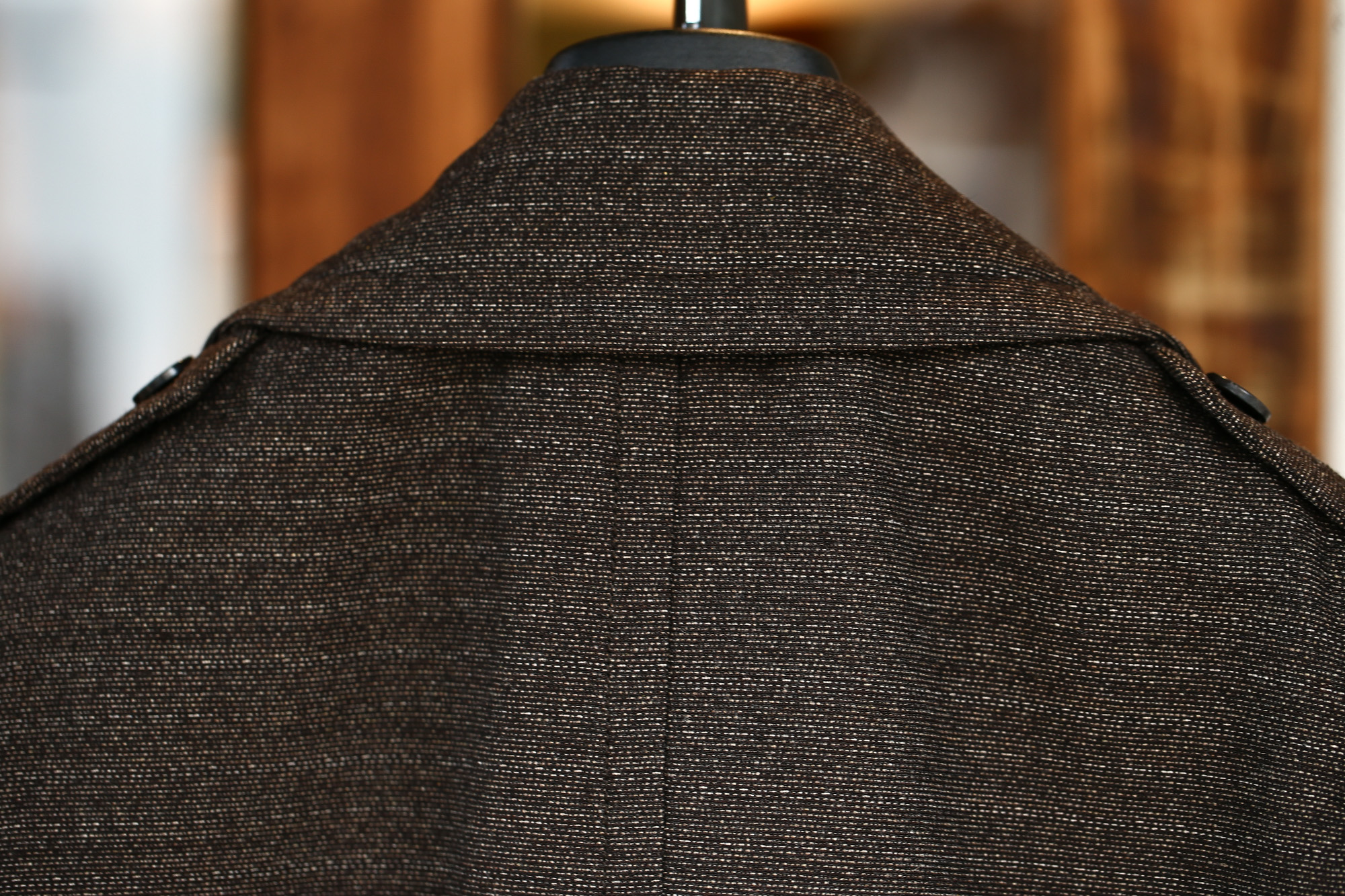 GABRIELE PASINI (ガブリエレ パジーニ) Pea coat (ピーコート) ウール ミドル丈 ダブル コート BROWN (ブラウン・438) Made in italy (イタリア製) 2017 秋冬新作 gabrielepasini カブリエレパジーニ Pコート 愛知 名古屋 Alto e Diritto アルト エ デリット