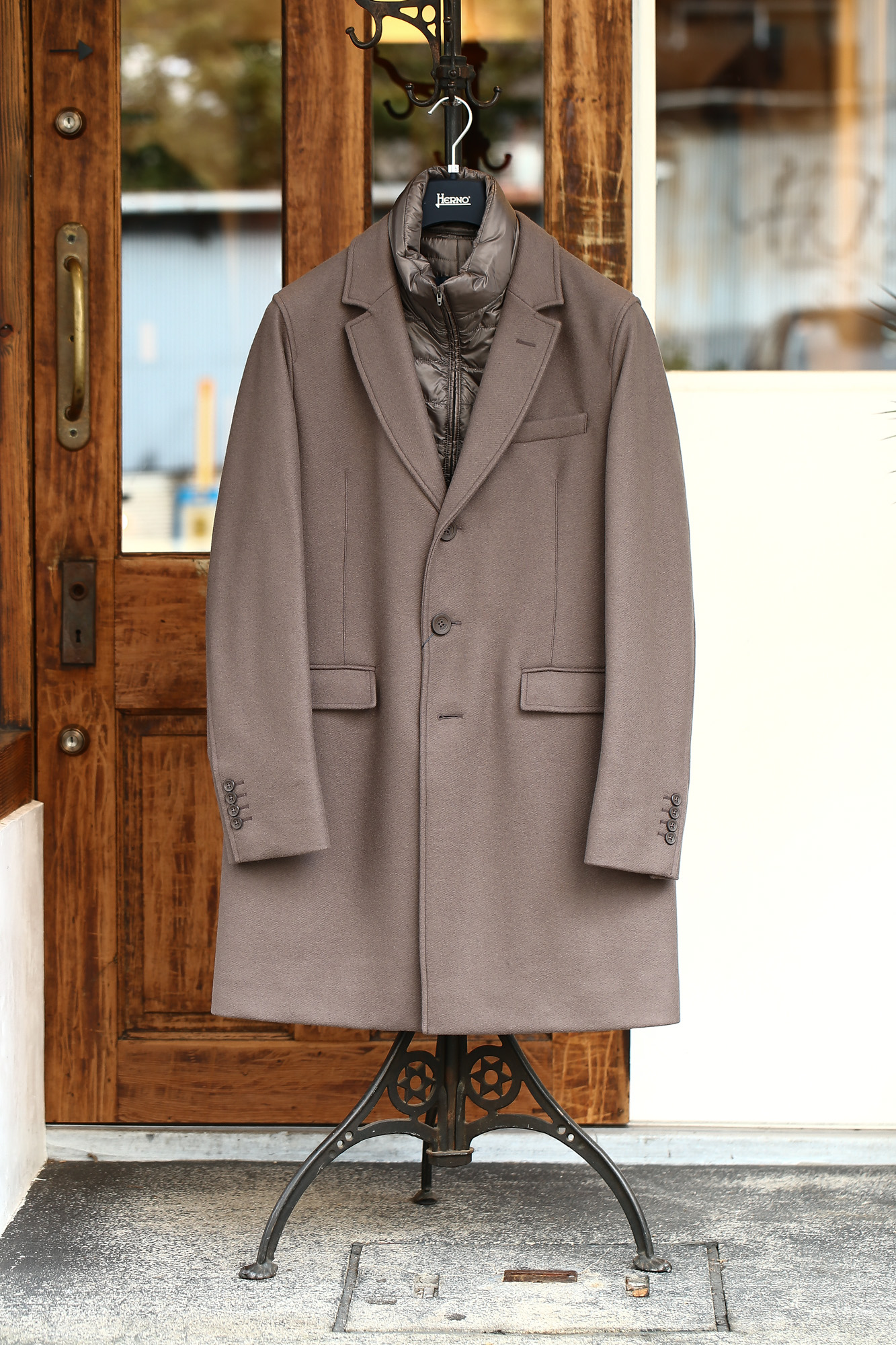 HERNO(ヘルノ) CA0045U Chester coat チェスターコート LANA DIAGONALE