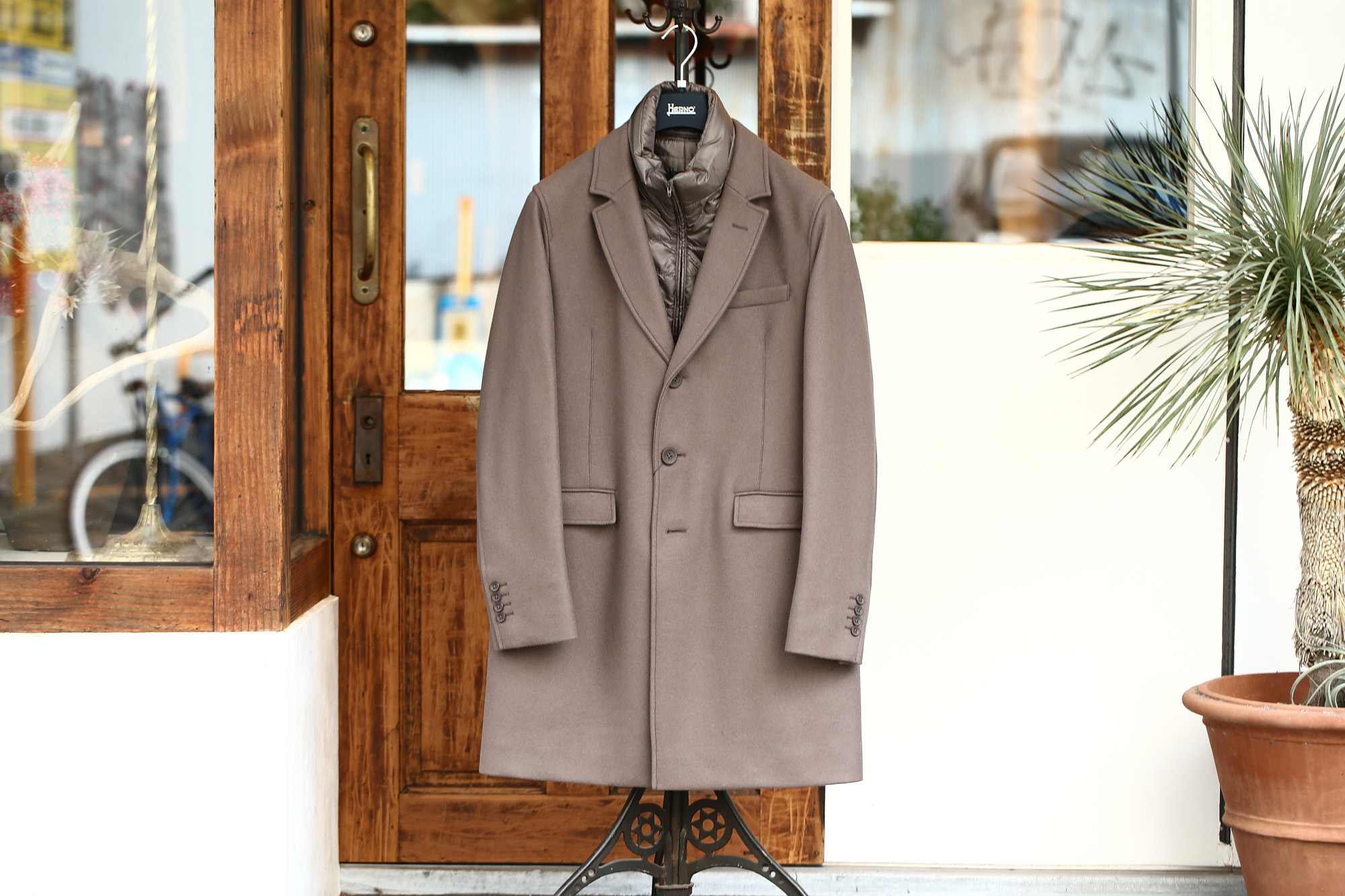 HERNO(ヘルノ) CA0045U Chester coat チェスターコート LANA DIAGONALE