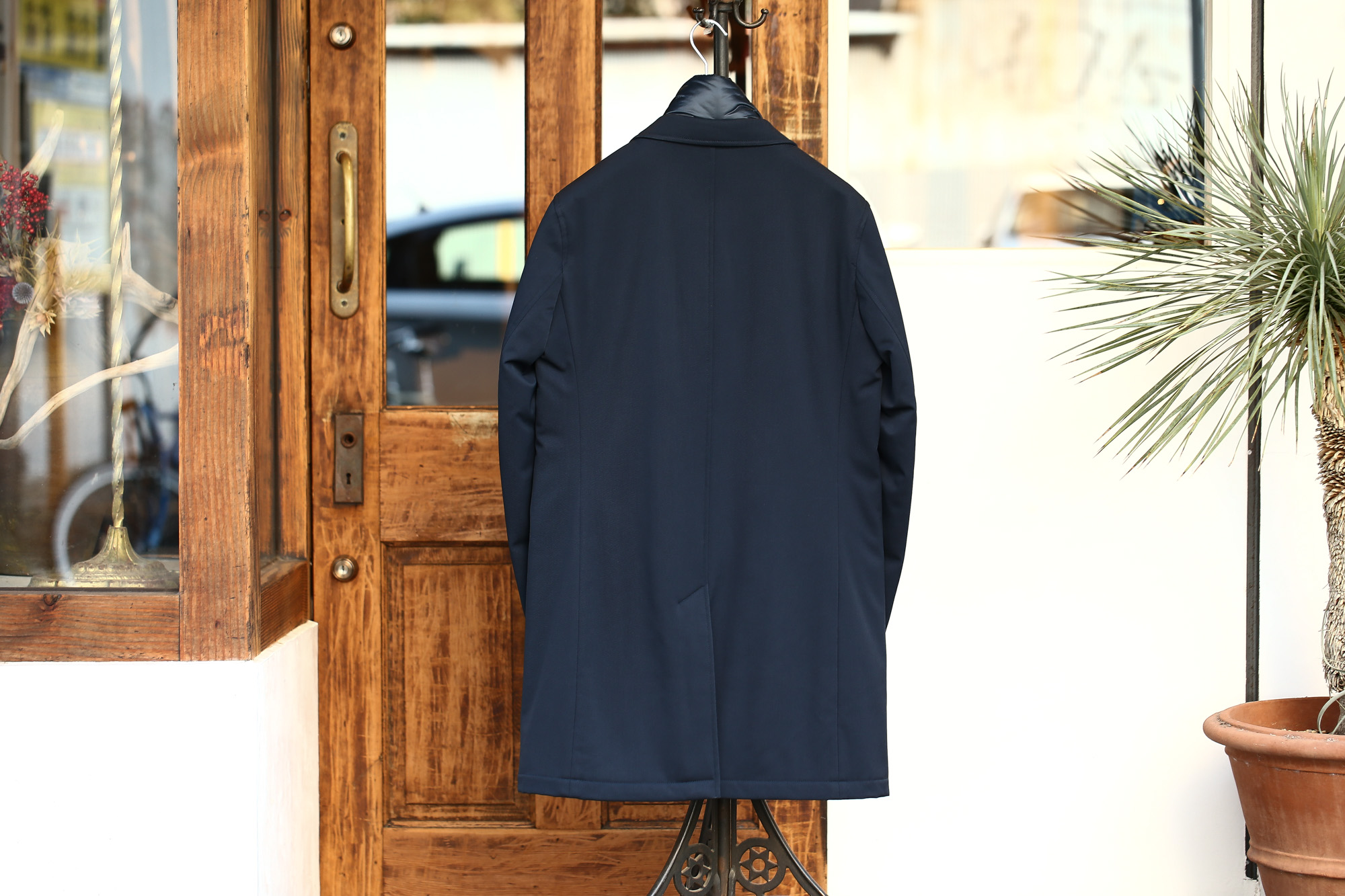 HERNO(ヘルノ) CA0057U Chester coat チェスターコート LoroPiana ロロピアーナ STORM SYSTEM WOOL HERNO TECH 中綿入り ウール チェスターコート NAVY (ネイビー・9290) Made in italy (イタリア製) 2017 秋冬新作 愛知 名古屋 Alto e Diritto アルト エ デリット herno ヘルノ ダウンコート ビジネススタイル