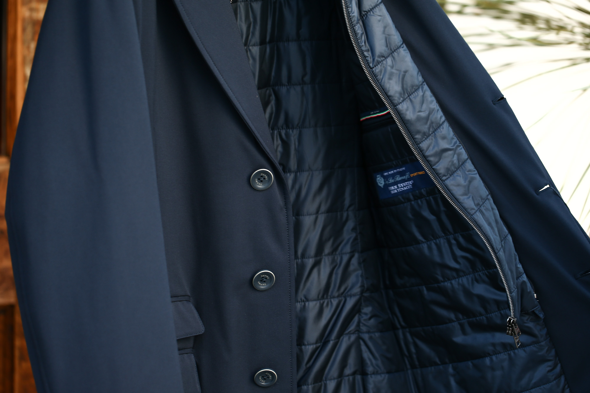 HERNO(ヘルノ) CA0057U Chester coat チェスターコート LoroPiana ロロピアーナ STORM SYSTEM WOOL HERNO TECH 中綿入り ウール チェスターコート NAVY (ネイビー・9290) Made in italy (イタリア製) 2017 秋冬新作 愛知 名古屋 Alto e Diritto アルト エ デリット herno ヘルノ ダウンコート ビジネススタイル