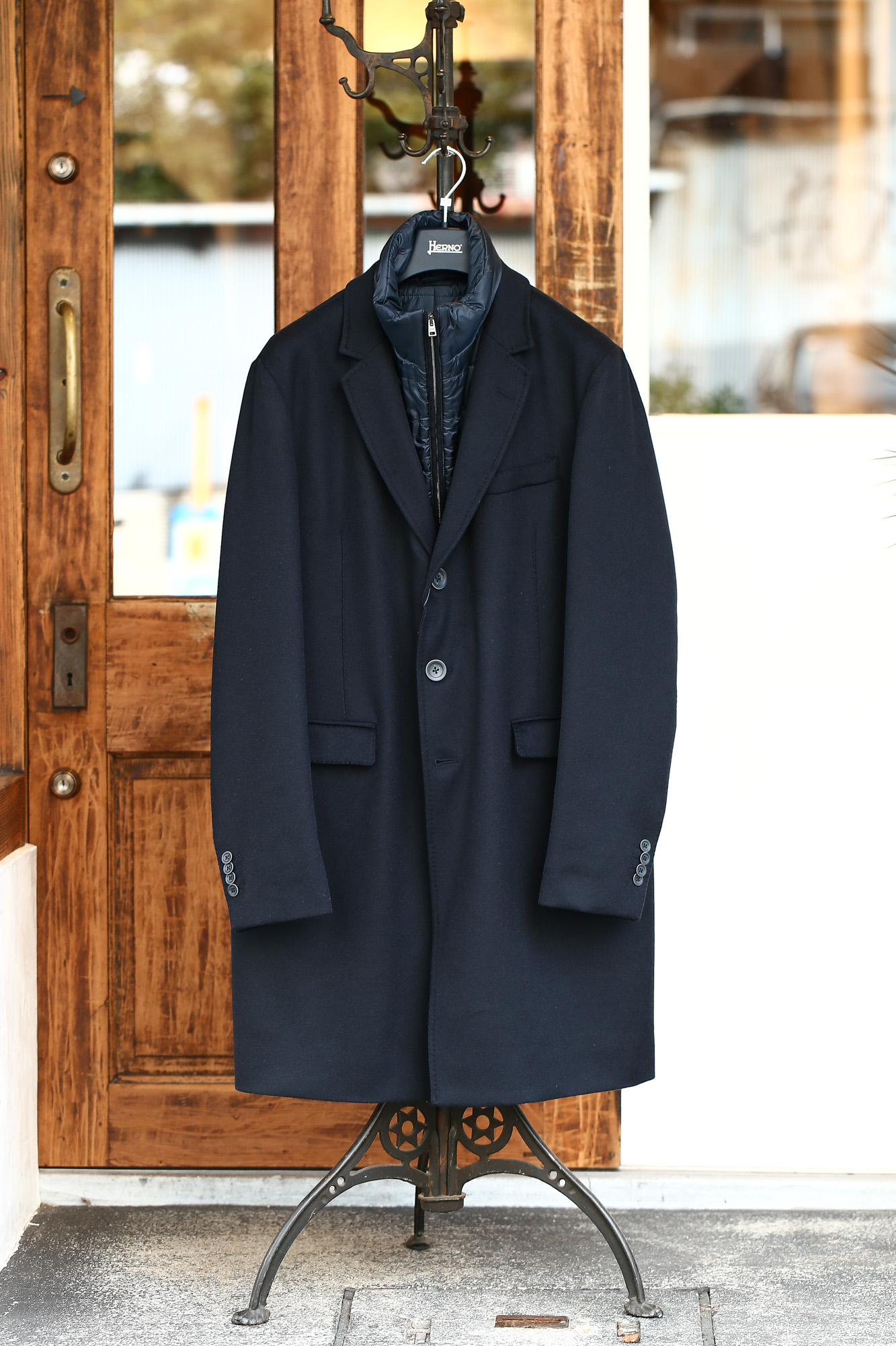 HERNOヘルノ CAU Cashmere Chester coat カシミア チェスター