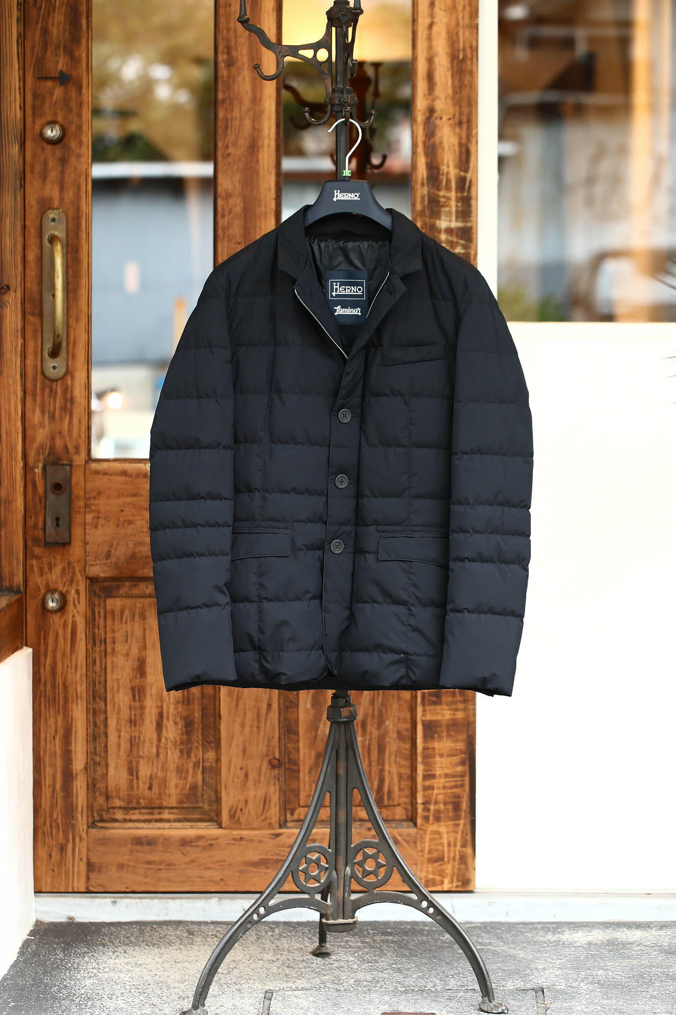 HERNO(ヘルノ) PI006UL LAMINAR Down Jacket ラミナー ダウンジャケット GORE-TEX ゴアテックス GORE WINDSTOPPER ゴアウィンドストッパー ダウンジャケット BLACK (ブラック・9300) Made in italy (イタリア製) 2017 秋冬新作 愛知 名古屋 herno ヘルノ ラミナージャケット 42,44,46,48,50,52,54