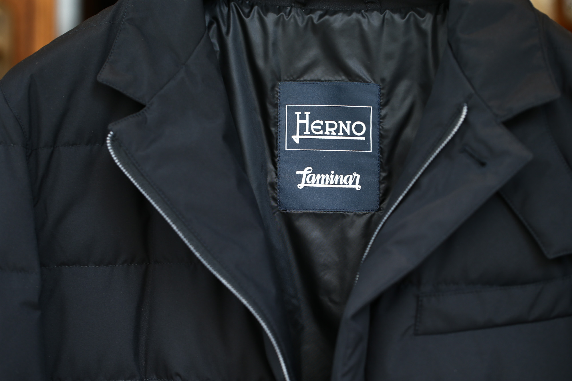 HERNO(ヘルノ) PI006UL LAMINAR Down Jacket ラミナー ダウンジャケット GORE-TEX ゴアテックス GORE WINDSTOPPER ゴアウィンドストッパー ダウンジャケット BLACK (ブラック・9300) Made in italy (イタリア製) 2017 秋冬新作 愛知 名古屋 herno ヘルノ ラミナージャケット 42,44,46,48,50,52,54