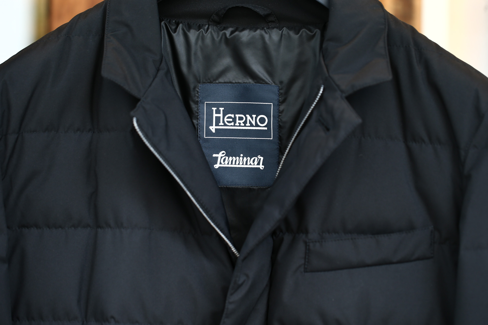 HERNO(ヘルノ) PI006UL LAMINAR Down Jacket ラミナー ダウンジャケット GORE-TEX ゴアテックス GORE WINDSTOPPER ゴアウィンドストッパー ダウンジャケット BLACK (ブラック・9300) Made in italy (イタリア製) 2017 秋冬新作 愛知 名古屋 herno ヘルノ ラミナージャケット 42,44,46,48,50,52,54