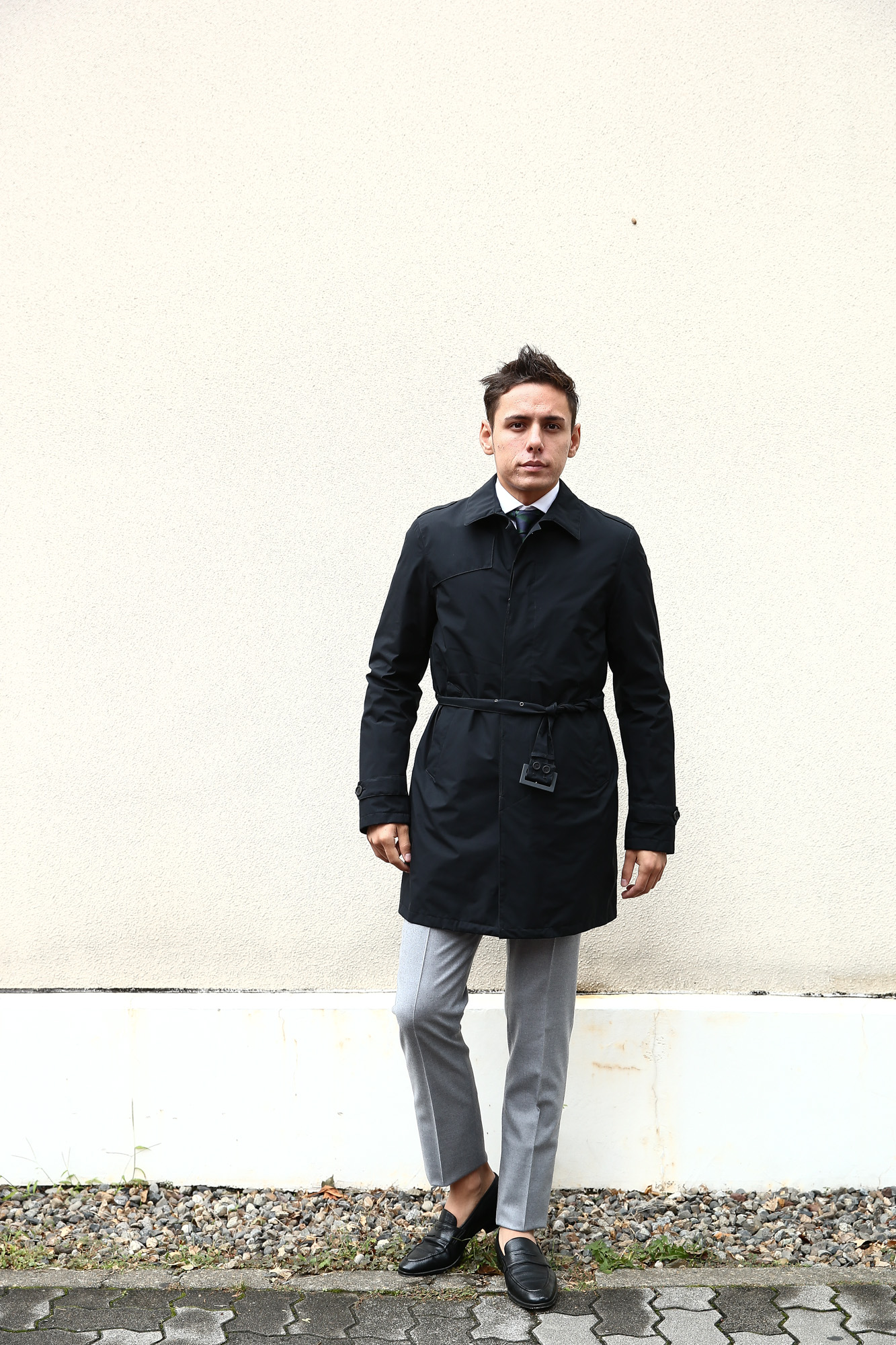 HERNO / ヘルノ】 PI077UL LAMINAR Belted coat (ラミナー ベルテッド ...