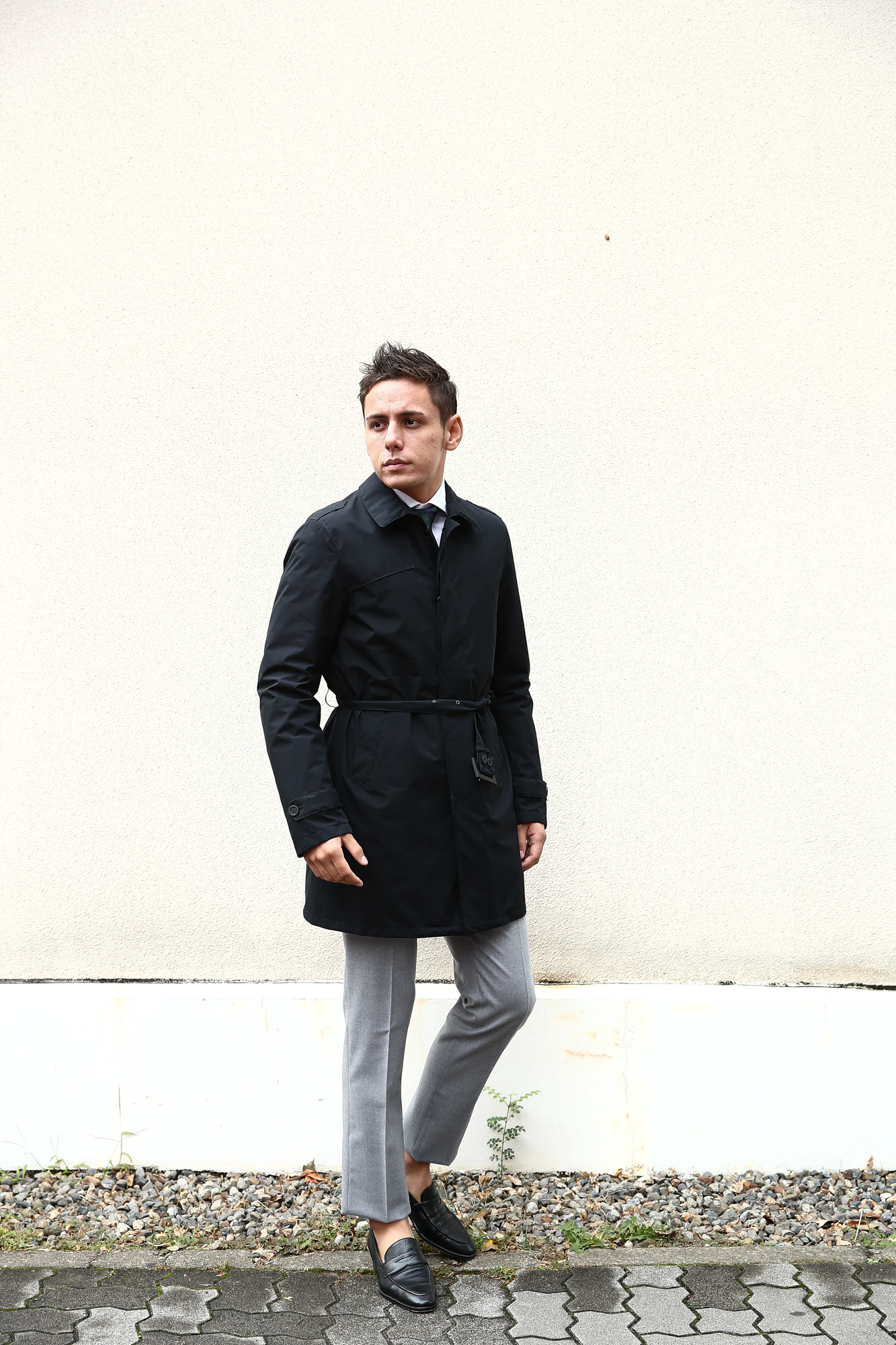 HERNO / ヘルノ】 PI077UL LAMINAR Belted coat (ラミナー ベルテッド ...