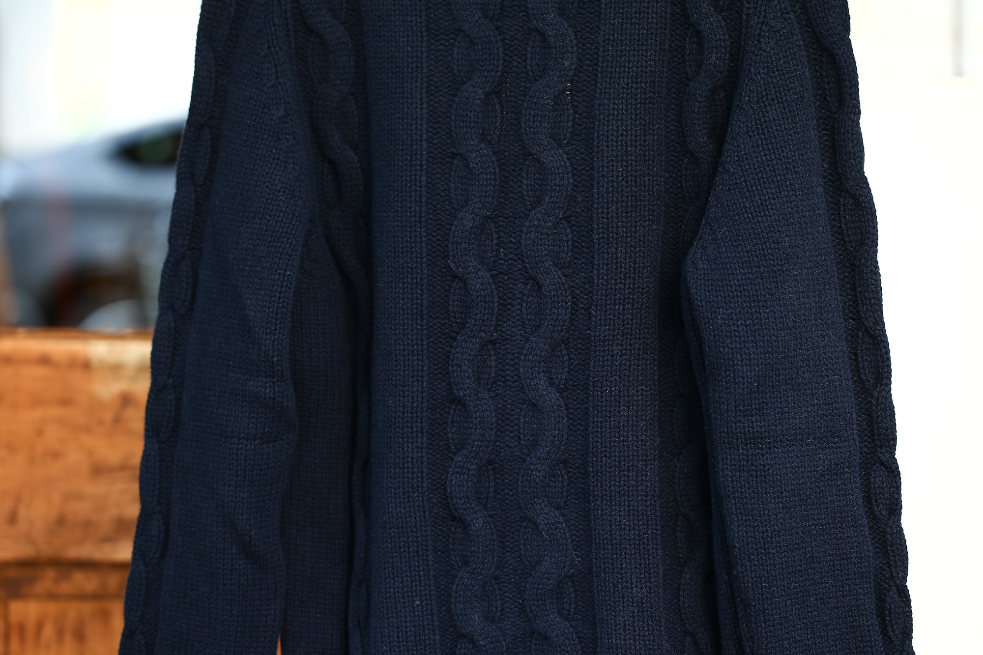 Settefili Cashmere (セッテフィーリ カシミア) Shawl Collar Cardigan (ショールカラーカーディガン) ウール カシミア ローゲージ ニット カーディガン NAVY (ネイビー・MC041) made in italy (イタリア製)　2017秋冬新作 settefilicashmere-shawlcollar セッテフィーリカシミア 愛知 名古屋 Alto e Diritto アルト エ デリット