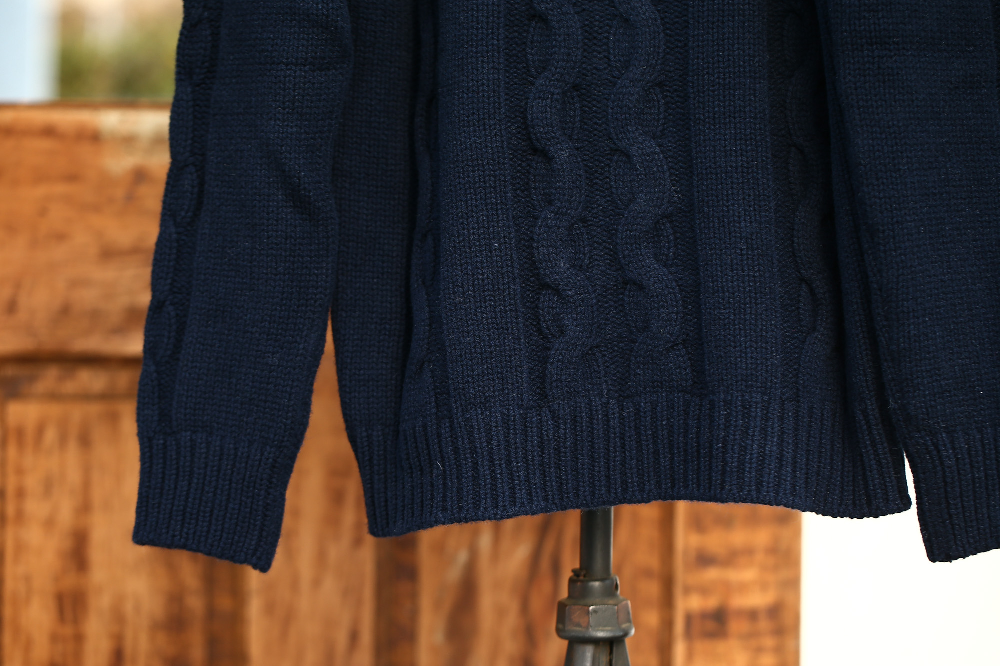 Settefili Cashmere (セッテフィーリ カシミア) Shawl Collar Cardigan (ショールカラーカーディガン) ウール カシミア ローゲージ ニット カーディガン NAVY (ネイビー・MC041) made in italy (イタリア製)　2017秋冬新作 settefilicashmere-shawlcollar セッテフィーリカシミア 愛知 名古屋 Alto e Diritto アルト エ デリット