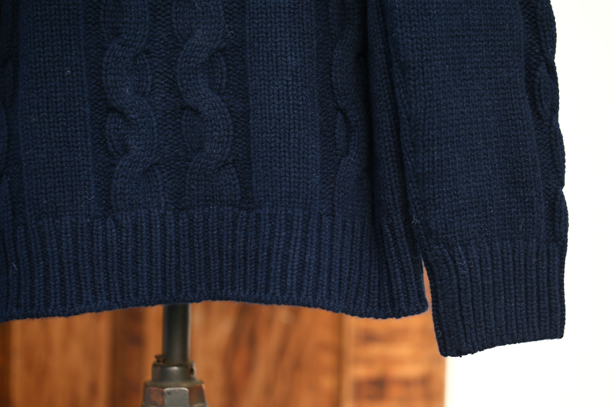 Settefili Cashmere (セッテフィーリ カシミア) Shawl Collar Cardigan (ショールカラーカーディガン) ウール カシミア ローゲージ ニット カーディガン NAVY (ネイビー・MC041) made in italy (イタリア製)　2017秋冬新作 settefilicashmere-shawlcollar セッテフィーリカシミア 愛知 名古屋 Alto e Diritto アルト エ デリット