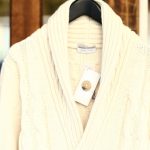 Settefili Cashmere (セッテフィーリ カシミア) Shawl Collar Cardigan (ショールカラーカーディガン) ウール カシミア ローゲージ ニット カーディガン OFF WHITE (オフホワイト・MC020) made in italy (イタリア製)　2017秋冬新作のイメージ