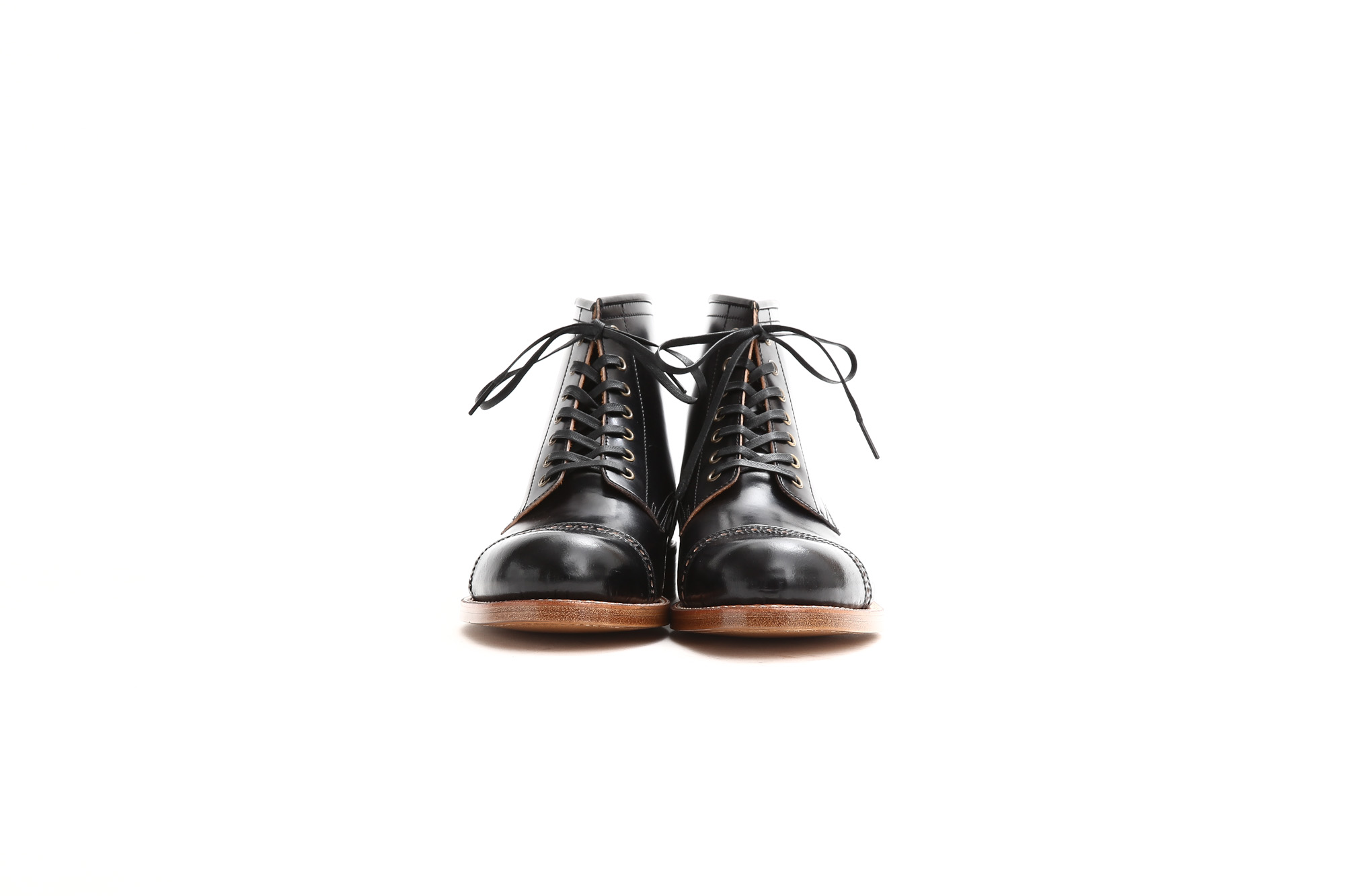 Cuervo (クエルボ) 【Romeo //// ロメオ】 CORDOVAN コードバン Double Leather Sole セミドレスブーツ レザーブーツ ドレスシューズ BLACK(ブラック) MADE IN JAPAN(日本製) 2017 秋冬新作 cuervoクエルボ ブーツ 愛知 名古屋 Alto e Diritto アルト エ デリット 5.5,6,6.5,7,7.5,8,8.5,9,9.5