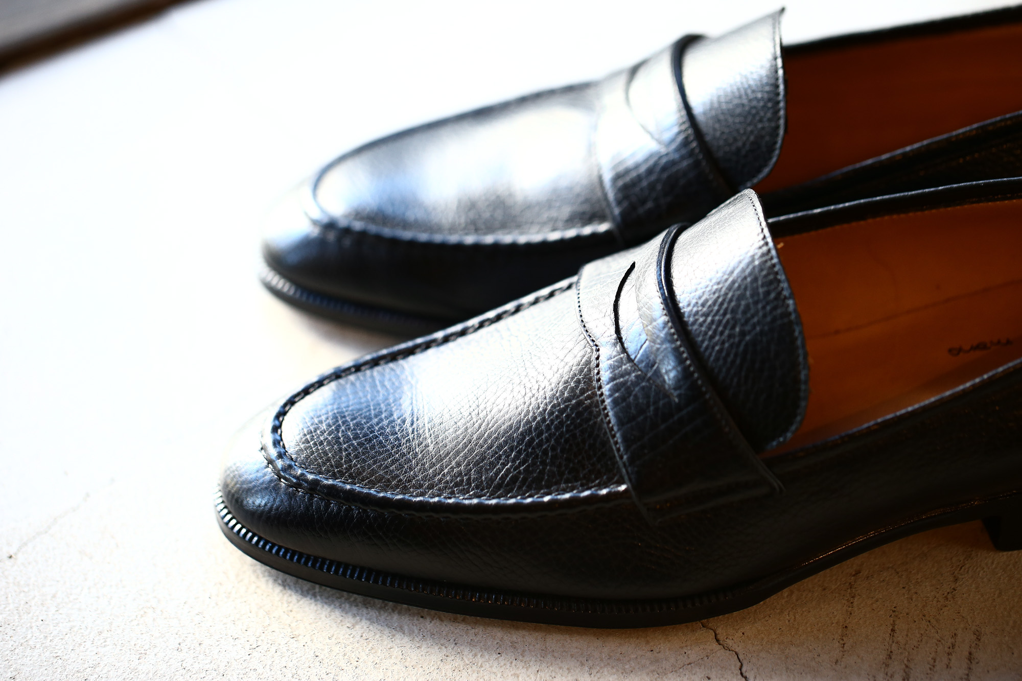 ENZO BONAFE(エンツォボナフェ) 【ART. EB-08】 Coin Loafer コイン ローファー LAMA ラマレザー ドレスシューズ ローファー 【NERO // ブラック】 made in italy (イタリア製) 【2018 春夏分 ご予約受付中！】 愛知 名古屋 enzobonafe エンツォボナフェ eb08 ローファー