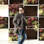 【GABRIELE PASINI / ガブリエレ パジーニ】 Pea coat (ピーコート) ウール ミドル丈 ダブル コート BROWN (ブラウン・438) Made in italy (イタリア製) 2017 秋冬新作のイメージ