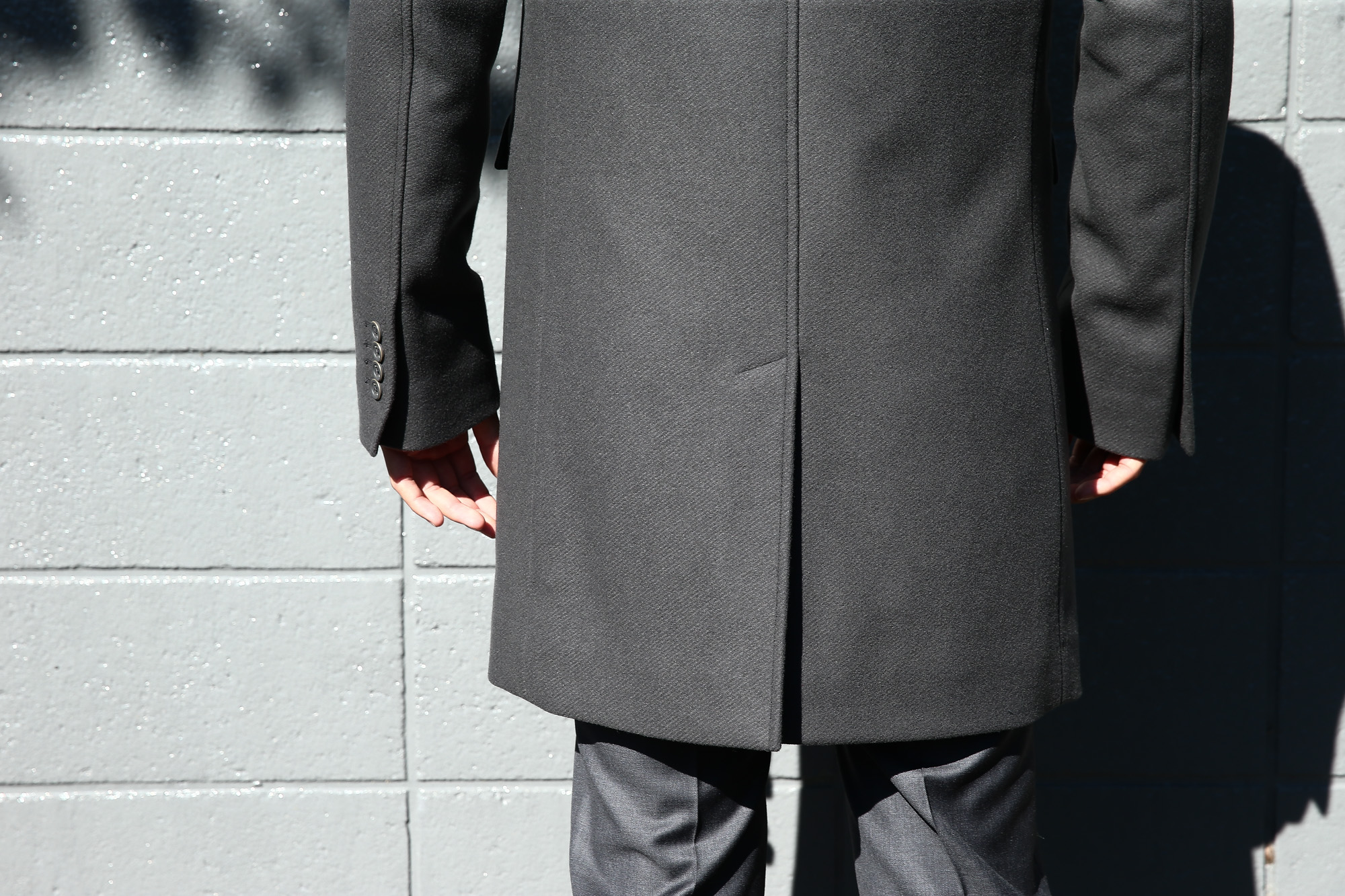 HERNO(ヘルノ) 【CA0045U】 Chester coat チェスターコート LANA DIAGONALE NYLON ULTRALIGHT 中綿入り ウールチェスターコート GRAY (グレー・9450) Made in italy (イタリア製) 2017 秋冬新作　愛知 名古屋 Alto e Diritto アルト エ デリット herno ヘルノ ダウンコート ビジネススタイル