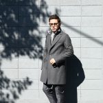 HERNO(ヘルノ) 【CA0045U】 Chester coat チェスターコート LANA DIAGONALE NYLON ULTRALIGHT 中綿入り ウールチェスターコート GRAY (グレー・9450) Made in italy (イタリア製) 2017 秋冬新作のイメージ