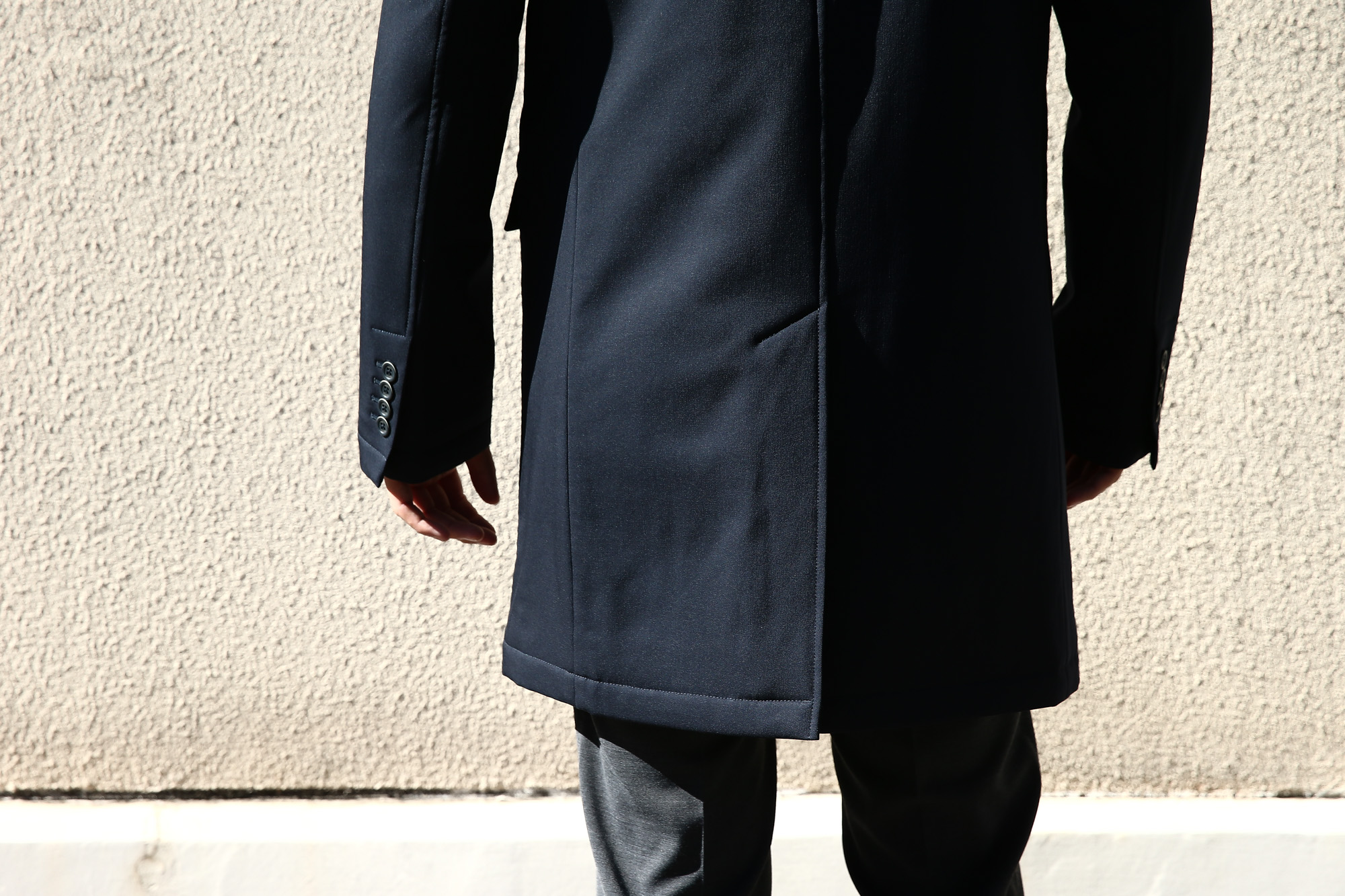 HERNO(ヘルノ) 【CA0057U】 Chester coat チェスターコート LoroPiana ロロピアーナ STORM SYSTEM WOOL HERNO TECH 中綿入り ウール チェスターコート NAVY (ネイビー・9290) Made in italy (イタリア製) 2017 秋冬新作　愛知 名古屋 Alto e Diritto アルト エ デリット herno ヘルノ ダウンコート ビジネススタイル