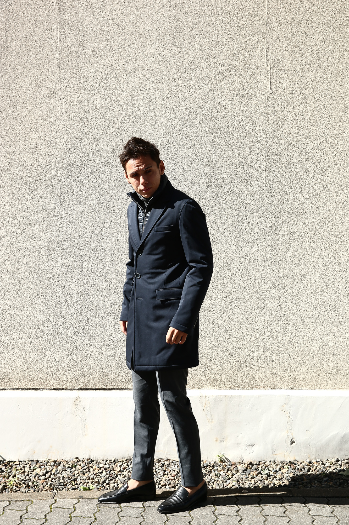 HERNOヘルノ CAU Chester coat チェスターコート LoroPiana