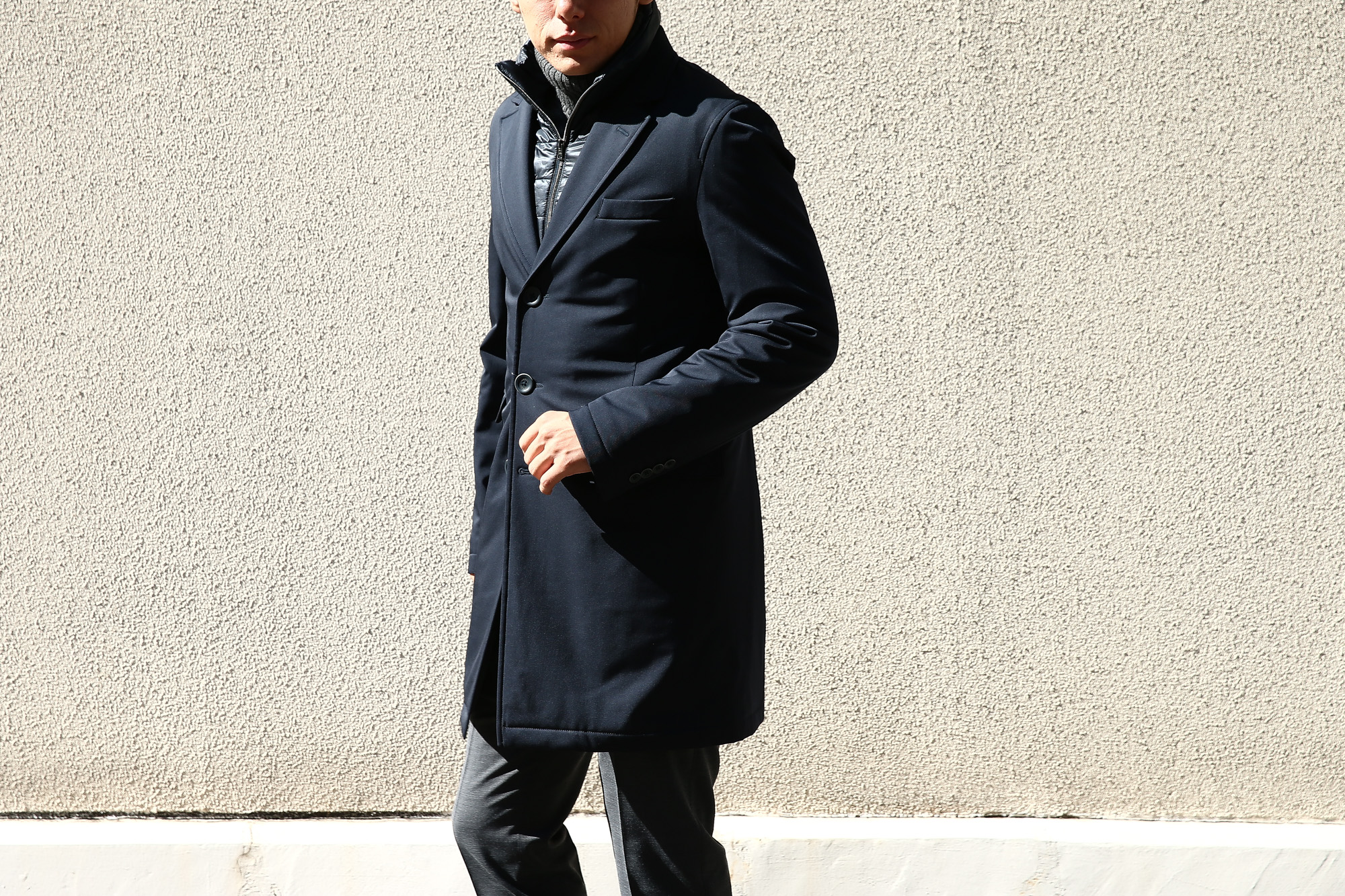 HERNOヘルノ CAU Chester coat チェスターコート LoroPiana