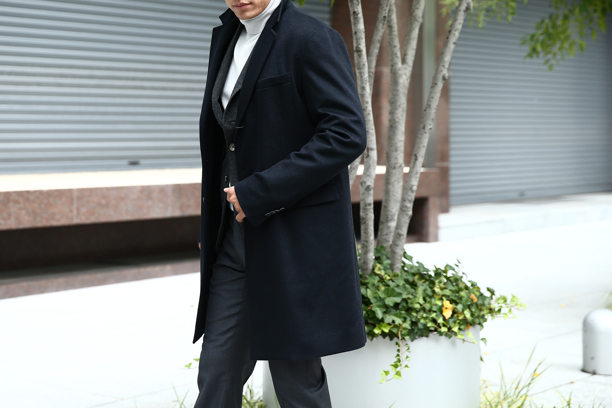 【HERNO // ヘルノ】 CA0058U Cashmere Chester coat カシミア チェスターコート PIACENZA ピアツェンツァ CASHMERE DROPGLIDE NYLON ULTRALIGHT 中綿入り カシミア チェスターコート NAVY (ネイビー・9200) Made in italy (イタリア製) 2017 秋冬新作 愛知 名古屋 Alto e Diritto アルト エ デリット herno ヘルノ ダウンコート ビジネススタイル