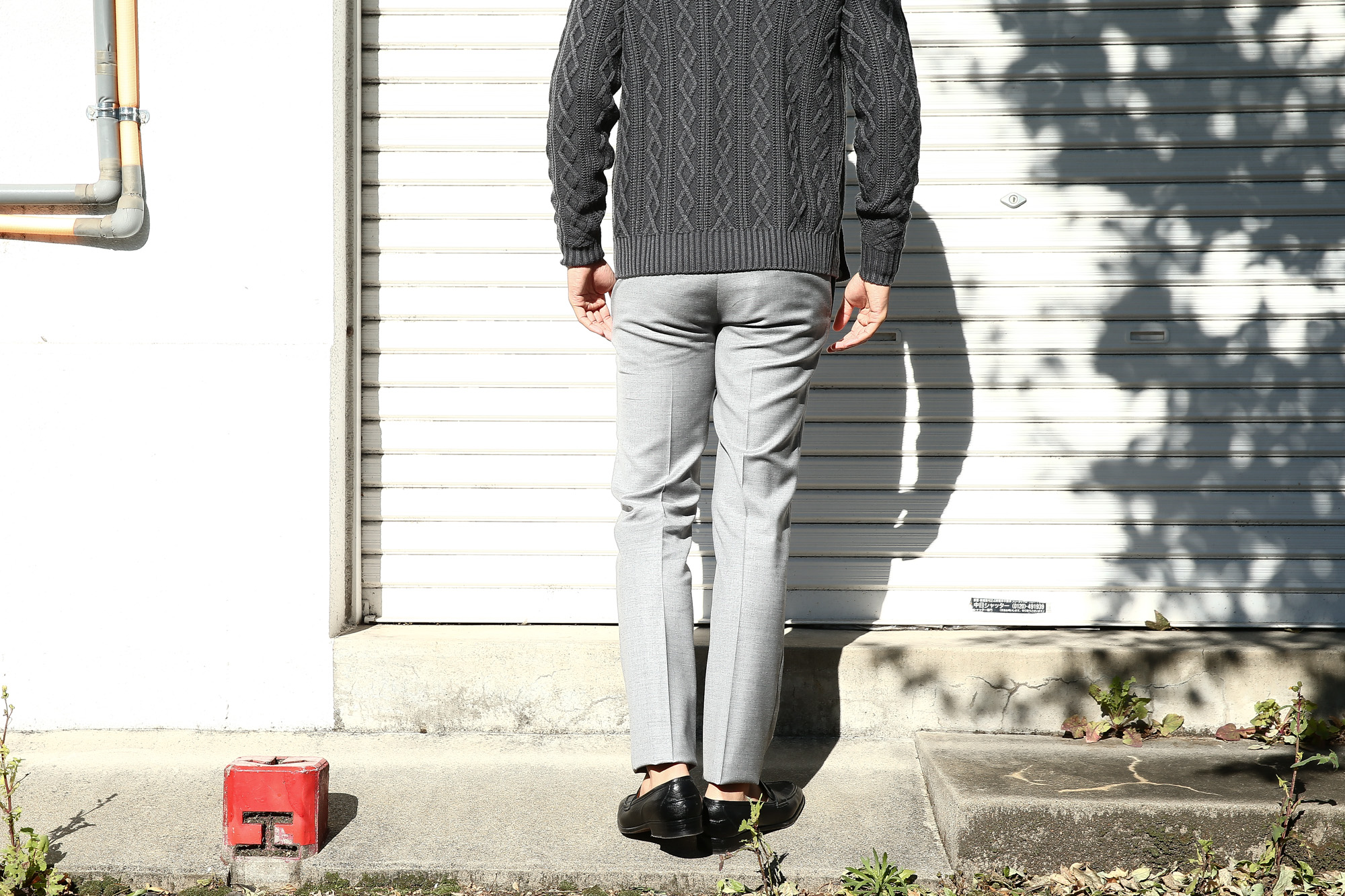 【INCOTEX // インコテックス】 N35 SLIM FIT (1NT035) S120’S HIGH COMFORT FLANNEL ストレッチ フランネル ウール スラックス GRAY (グレー・900) 2017 秋冬新作 incotex インコテックス スラックス 愛知 名古屋 Alto e Diritto アルト エ デリット グレスラ