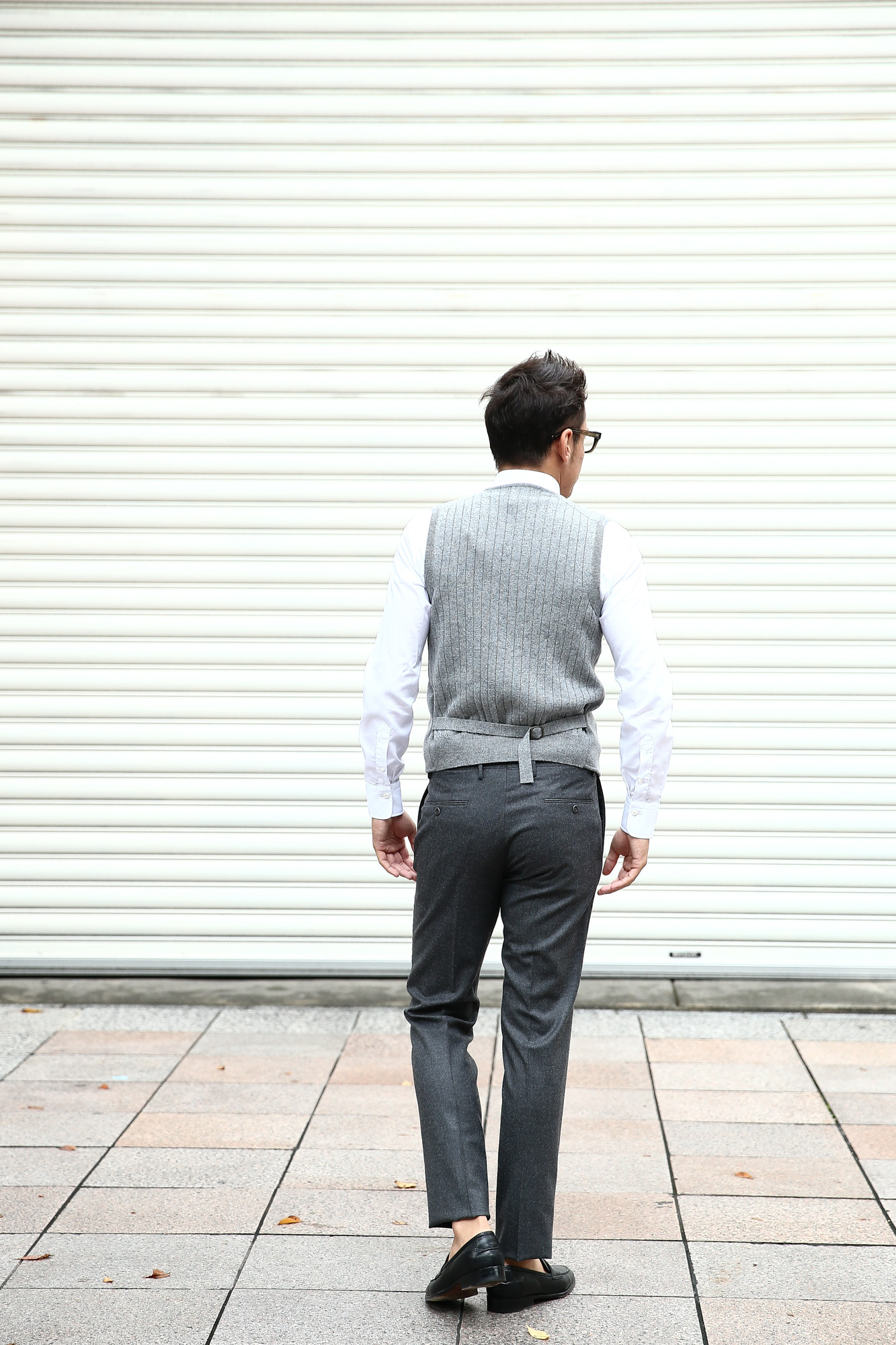 【INCOTEX // インコテックス】 N35 SLIM FIT (1NT035) S120’S HIGH COMFORT FLANNEL ストレッチ フランネル ウール スラックス MEDIUM GRAY (ミディアムグレー・910) 2017 秋冬新作　incotex インコテックス スラックス 愛知 名古屋 Alto e Diritto アルト エ デリット グレスラ