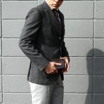 【J&M DAVIDSON / ジェイアンドエムデヴィッドソン】 ELONGATED ZIP WALLET (エロンゲーテッド ジップ ウォレット) 10069 PYTHON LEATHER / CALF LEATHER (パイソンレザー / カーフレザー) 長財布 ウォレット DK BROWN / PETROL (ダークブラウン / ペトロール・6800) Made in spain (スペイン製) 2017秋冬新作のイメージ