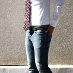 【J&M DAVIDSON / ジェイアンドエムデヴィッドソン】 NARROW SIDE STUDS BELT 25MM (ナロー サイド スタッズ ベルト 25mm) COWHIDE LEATHER (カウハイドレザー) スタッズベルト BLACK (ブラック・999) Made in italy (イタリア製) 2017 秋冬新作のイメージ