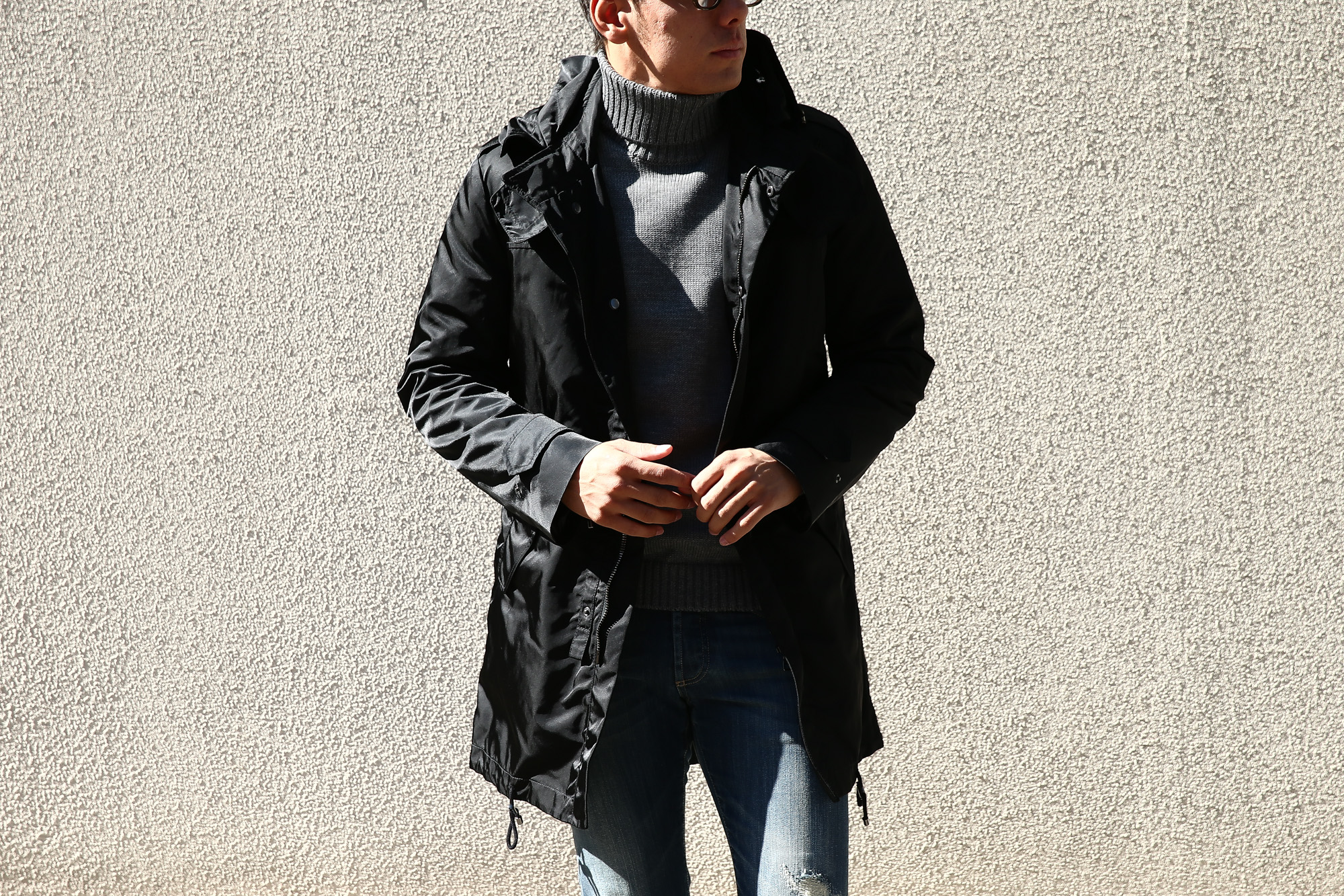 【Sealup // シーラップ】 M51 Mods coat (M51 モッズコート) サーモアライニング ダウンライナー付き モッズコート BLACK (ブラック・36) Made in italy (イタリア製) 2017 秋冬新作 sealup シーラップ 愛知 名古屋 Alto e Diritto アルト エ デリット