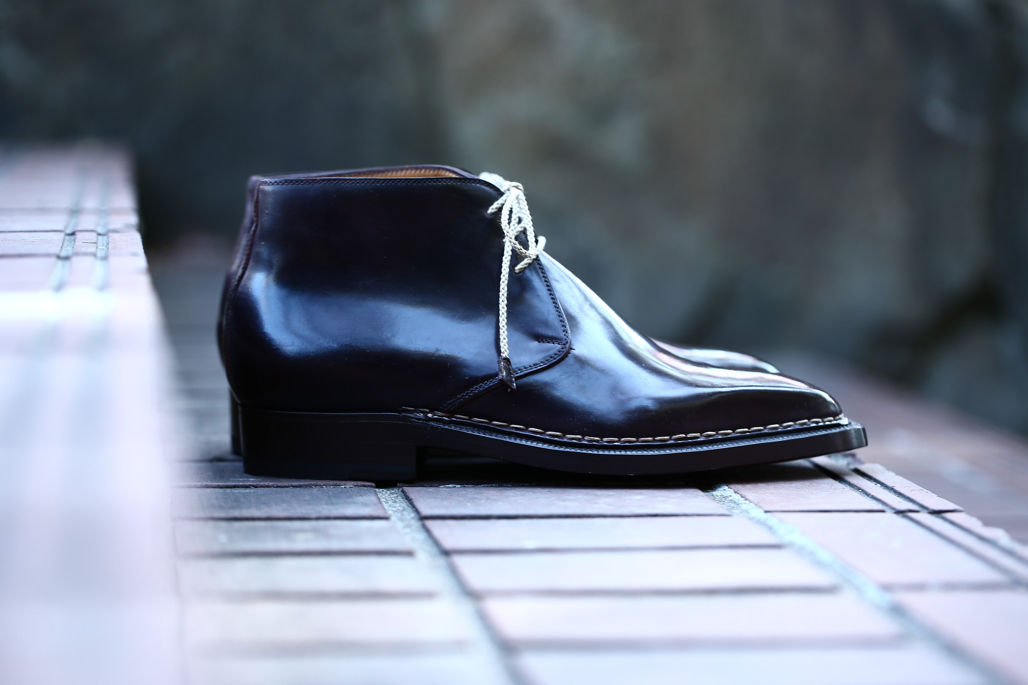 【ENZO BONAFE // エンツォボナフェ】 ART.3722 Chukka boots チャッカブーツ Horween Shell Cordovan Leather ホーウィン社 シェルコードバンレザー ノルベジェーゼ製法 チャッカブーツ コードバンブーツ No.8(バーガンディー)  made in italy (イタリア製) 2017 秋冬新作 愛知 名古屋 Alto e Diritto アルト エ デリット エンツォボナフェ コードバン チャッカ　5.5,6,6.5,7,7.5,8,8.5,9,9.5