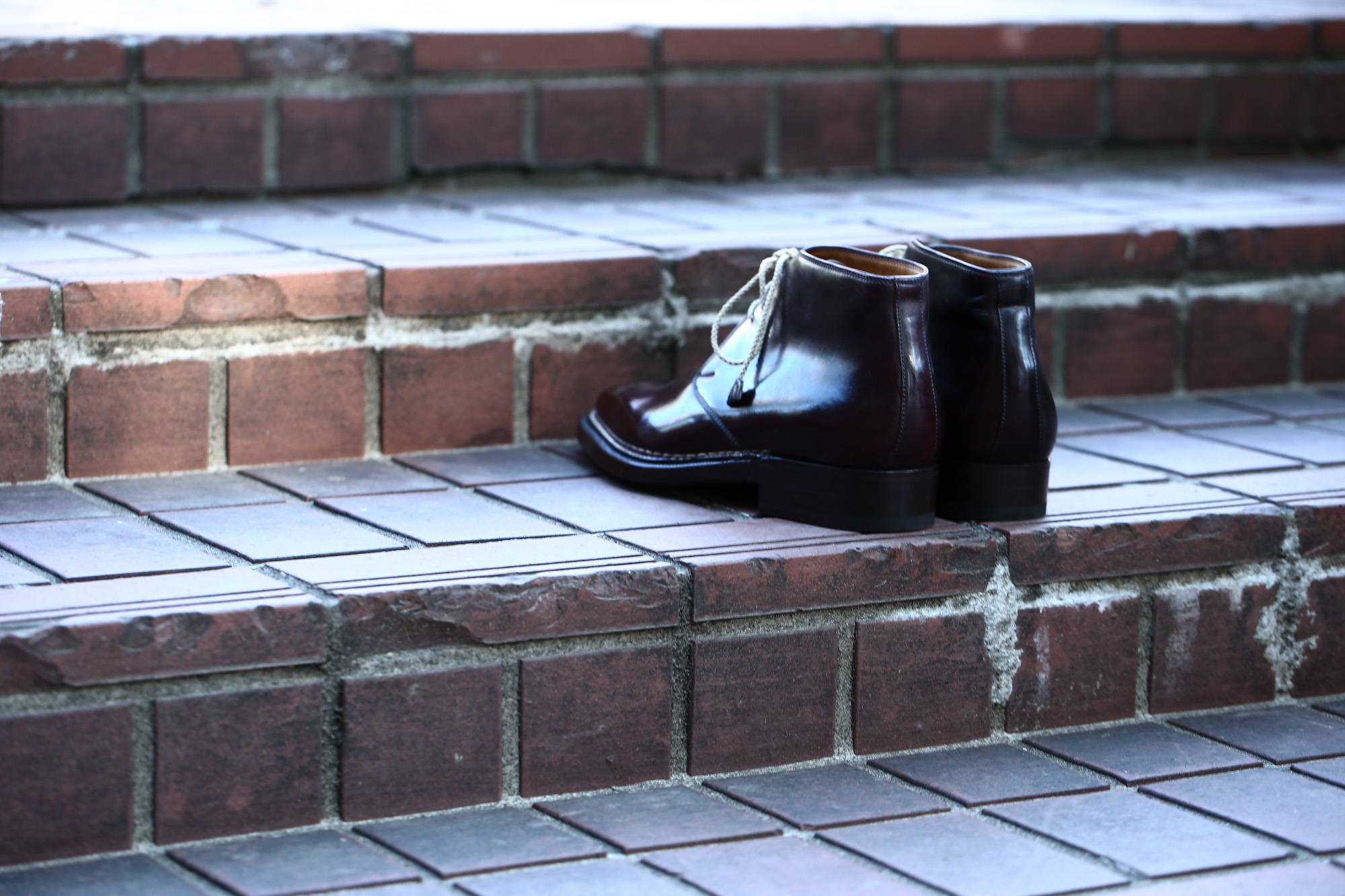 【ENZO BONAFE // エンツォボナフェ】 ART.3722 Chukka boots チャッカブーツ Horween Shell Cordovan Leather ホーウィン社 シェルコードバンレザー ノルベジェーゼ製法 チャッカブーツ コードバンブーツ No.8(バーガンディー)  made in italy (イタリア製) 2017 秋冬新作 愛知 名古屋 Alto e Diritto アルト エ デリット エンツォボナフェ コードバン チャッカ　5.5,6,6.5,7,7.5,8,8.5,9,9.5