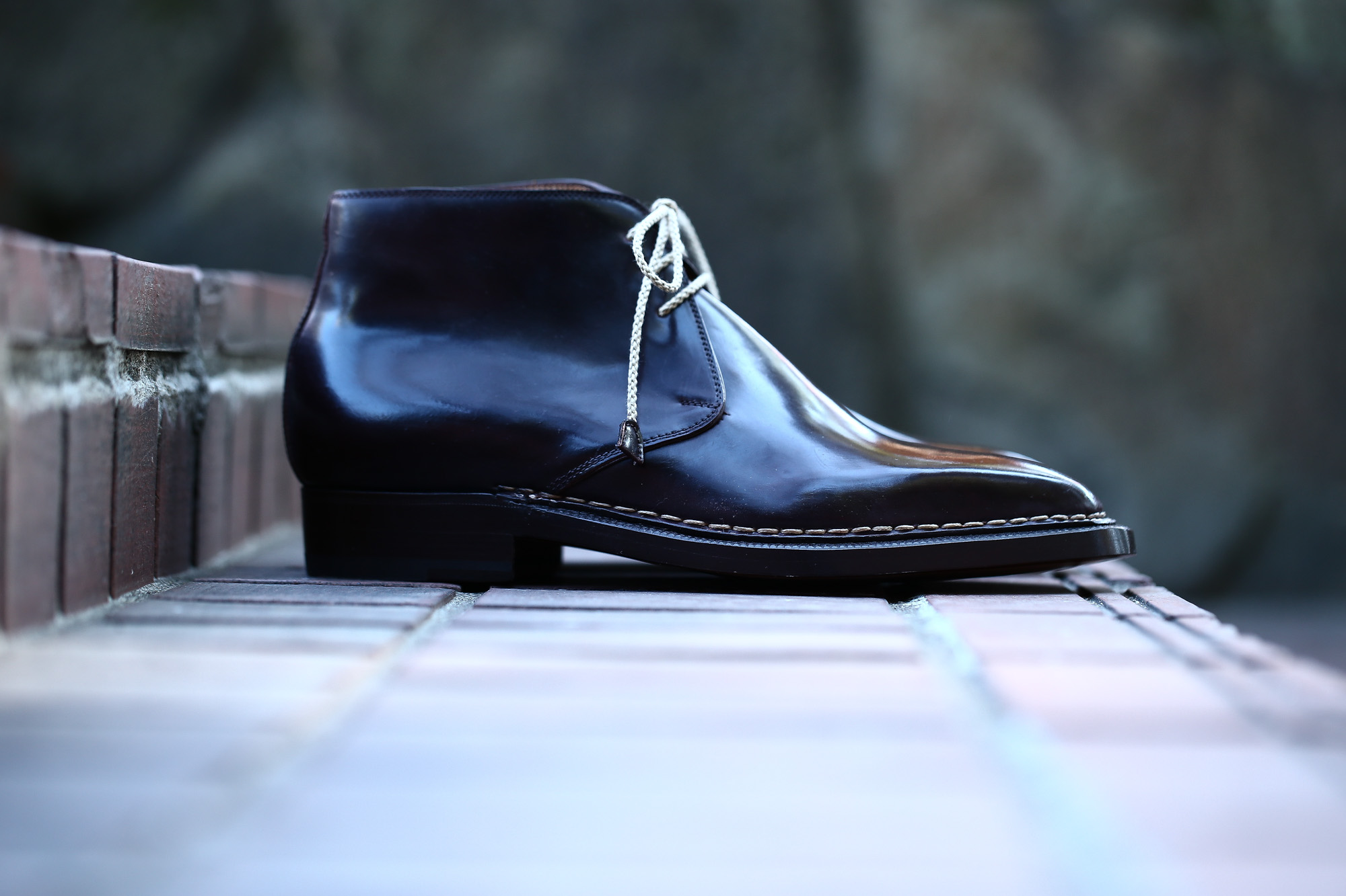 【ENZO BONAFE // エンツォボナフェ】 ART.3722 Chukka boots チャッカブーツ Horween Shell Cordovan Leather ホーウィン社 シェルコードバンレザー ノルベジェーゼ製法 チャッカブーツ コードバンブーツ No.8(バーガンディー)  made in italy (イタリア製) 2017 秋冬新作 愛知 名古屋 Alto e Diritto アルト エ デリット エンツォボナフェ コードバン チャッカ　5.5,6,6.5,7,7.5,8,8.5,9,9.5