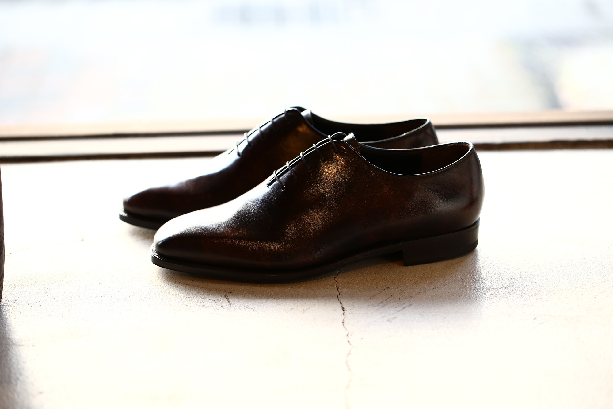 ENZO BONAFE(エンツォボナフェ) ART.3725 Bonaudo Museum Calf Leather(ボナウド社ミュージアムカーフレザー) ホールカット シューズ DARKBROWN(ダークブラウン) 【8 1/2/ご予約オーダー分入荷】 enzobonafe エンツォボナフェ eb30 ミュージアムカーフ 愛知 名古屋 Alto e Diritto アルト エ デリット