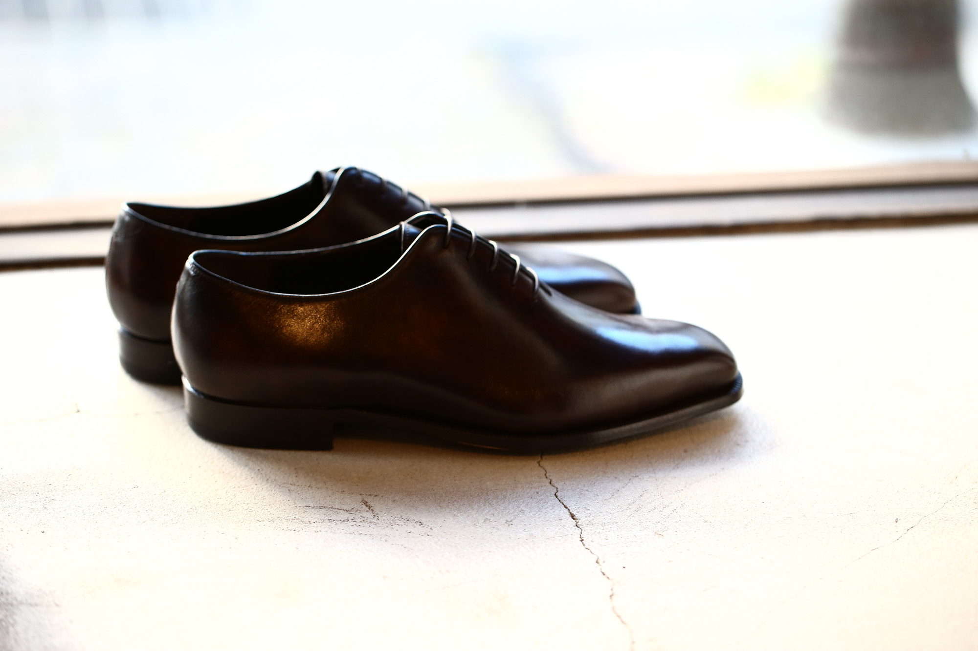 ENZO BONAFE(エンツォボナフェ) ART.3725 Bonaudo Museum Calf Leather(ボナウド社ミュージアムカーフレザー) ホールカット シューズ DARKBROWN(ダークブラウン) 【8 1/2/ご予約オーダー分入荷】 enzobonafe エンツォボナフェ eb30 ミュージアムカーフ 愛知 名古屋 Alto e Diritto アルト エ デリット